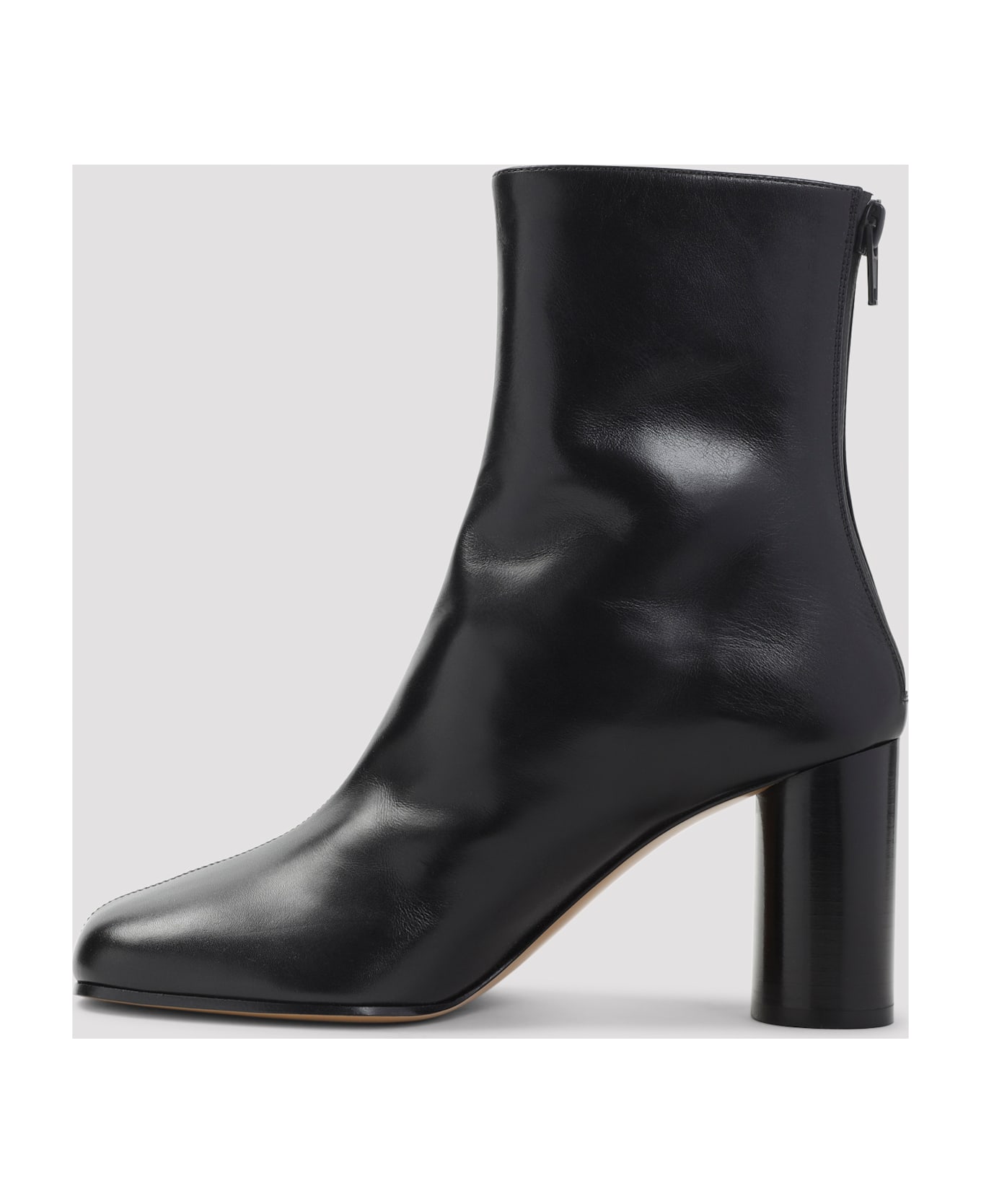 Phoebe Philo Tug Ankle Boots - Bk Black