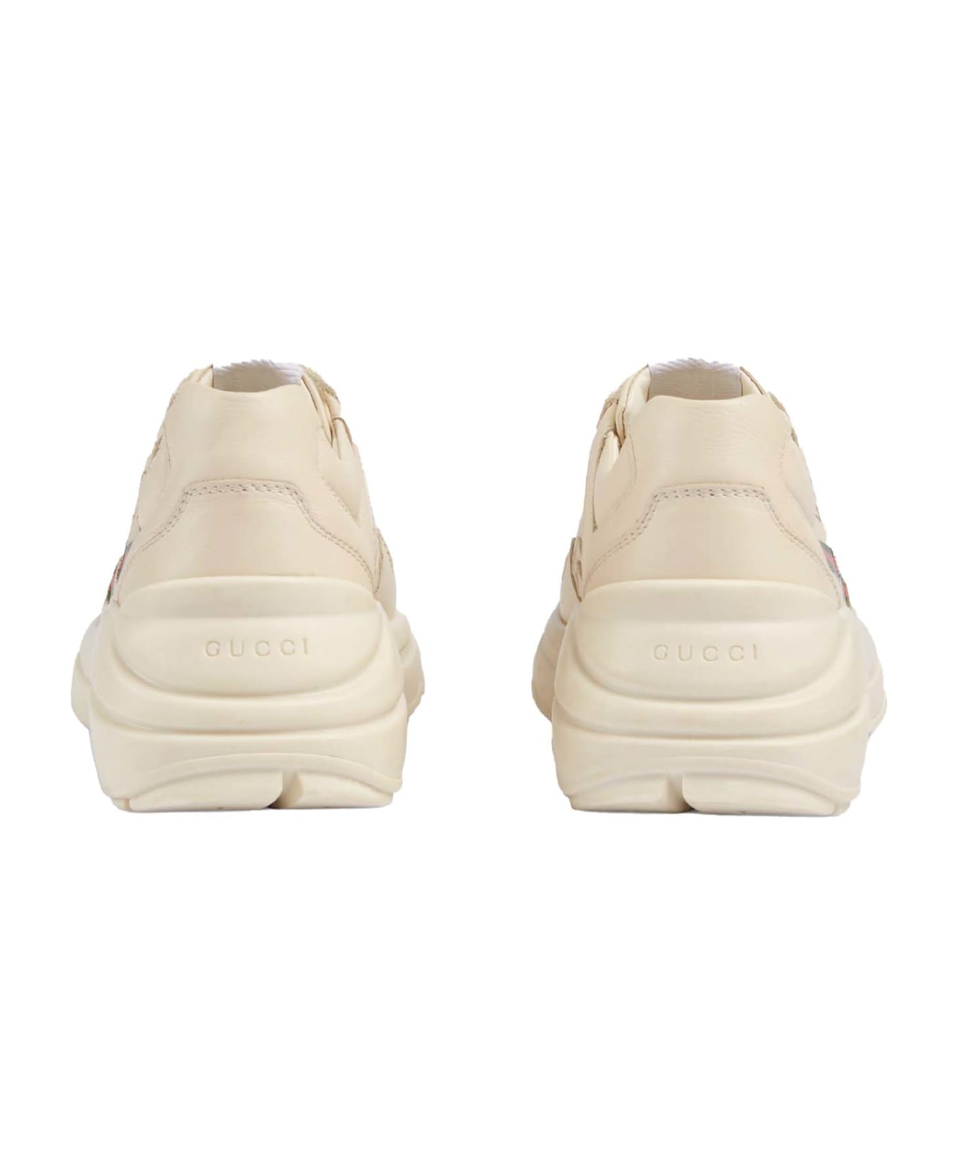 Gucci Rhyton Leather Sneaker - White