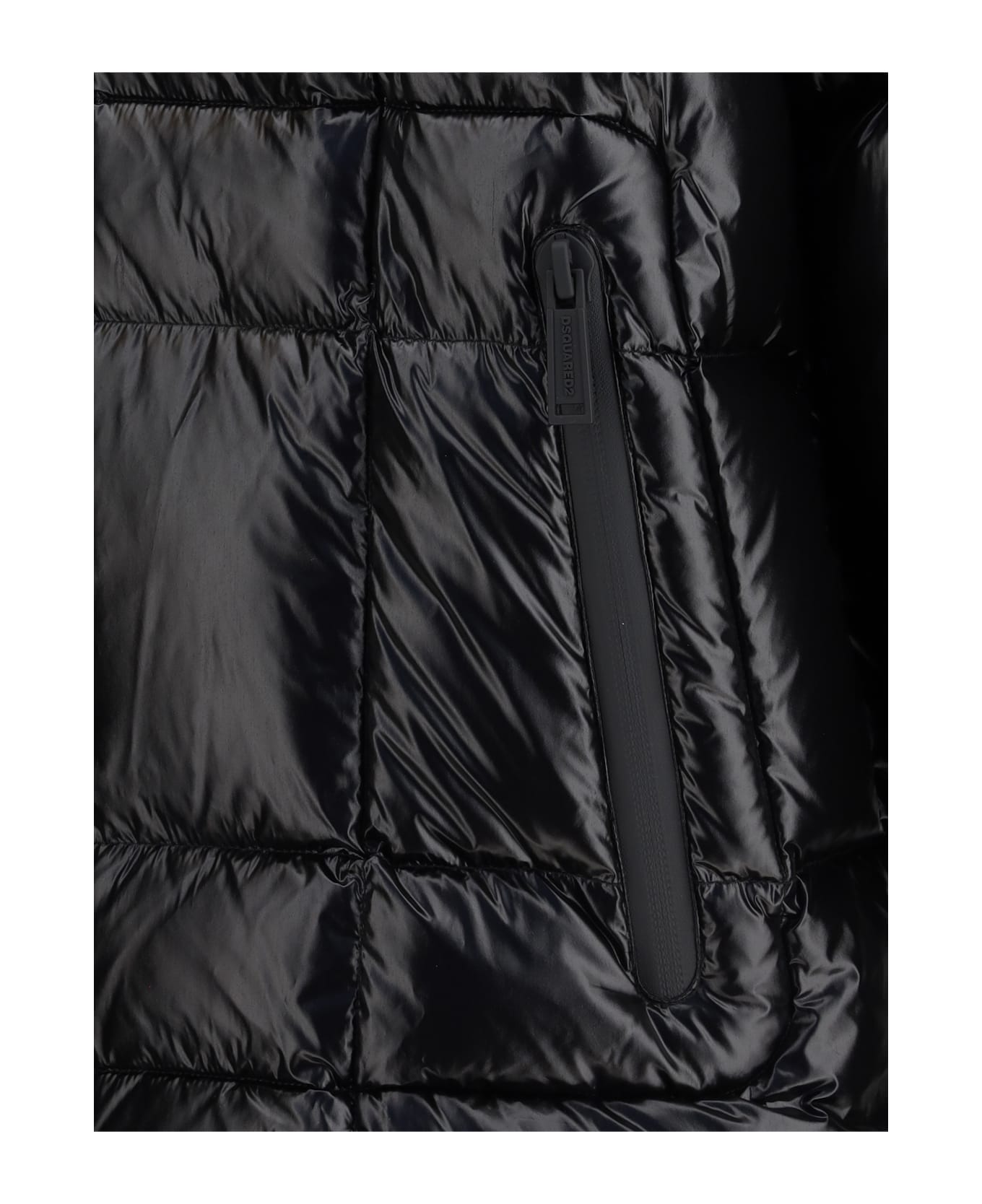 Dsquared2 3d Down Jacket - BLACK