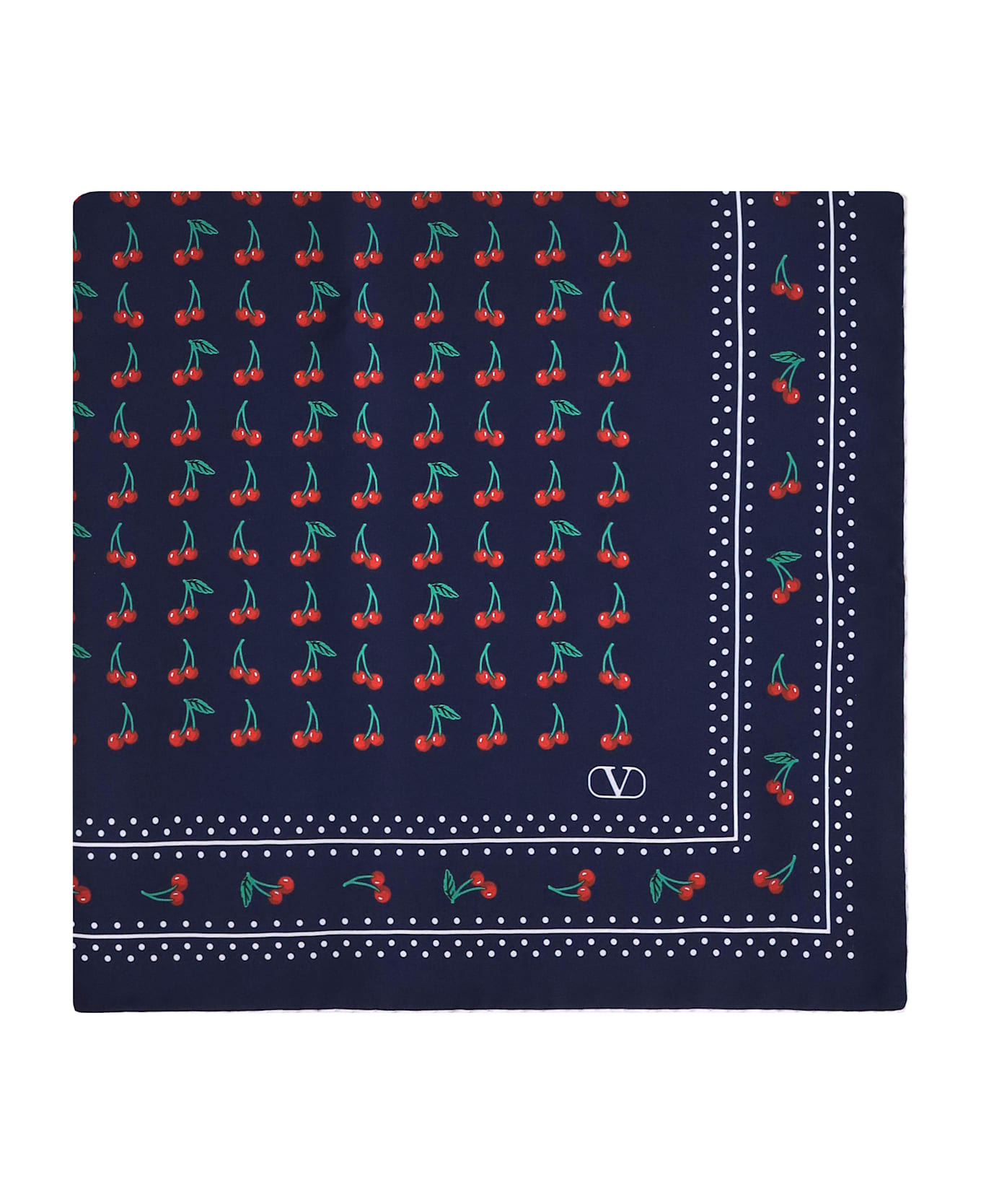 【関税&送料込】Valentino Garavani Silk Foulard With Cherryf Valentino Garavani Silk Cherryfic Foulard | italist, ALWAYS