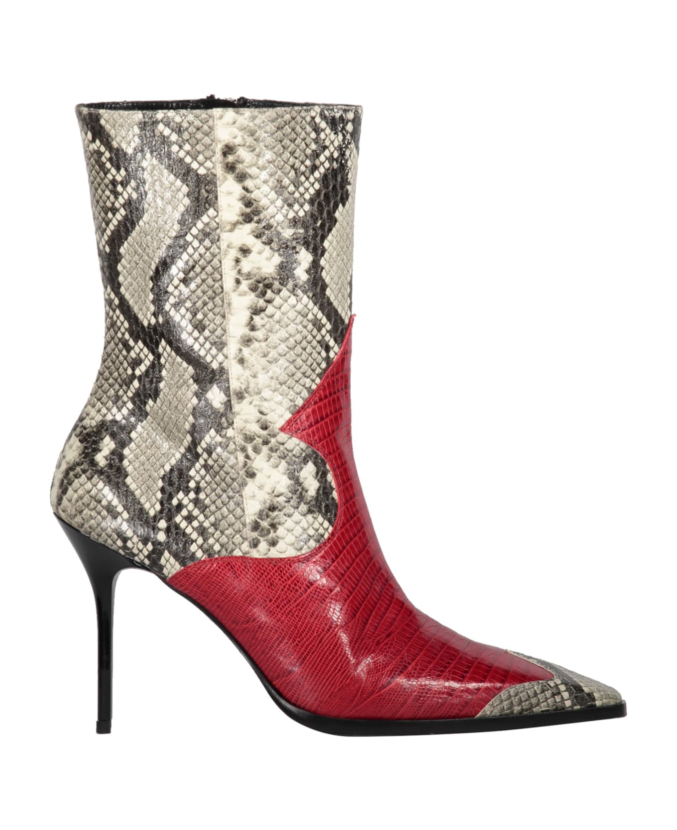 Missoni Snakeskin Print Heels Ankle Boots - Animalier