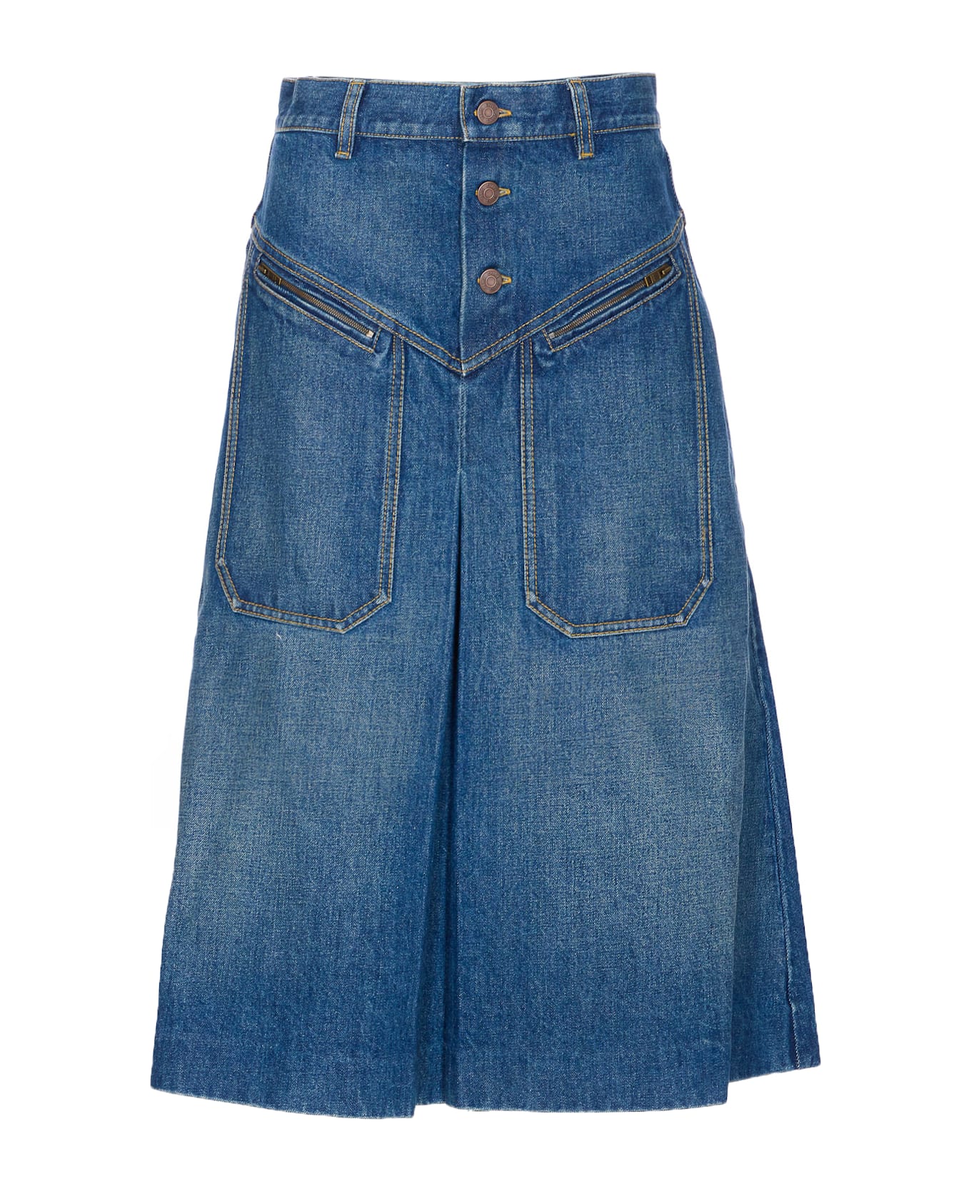 Chloé Denim Skirt - Blue