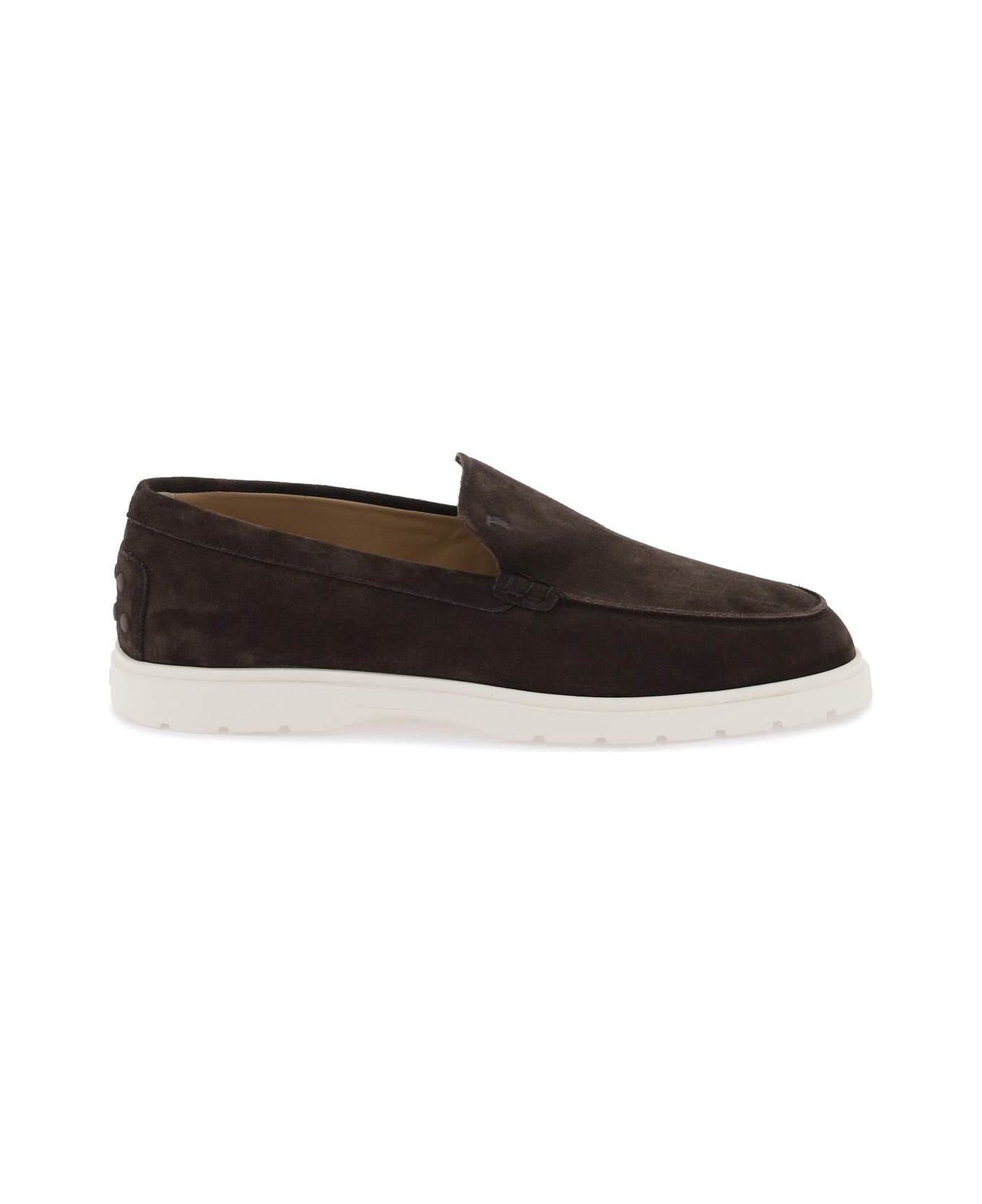 Tod's Suede Loafers - Dark Brown
