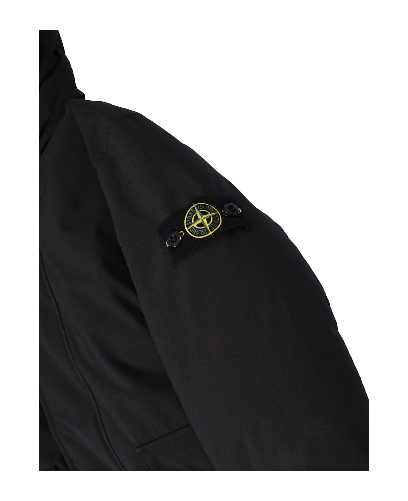 Stone Island Down Jacket - BLACK