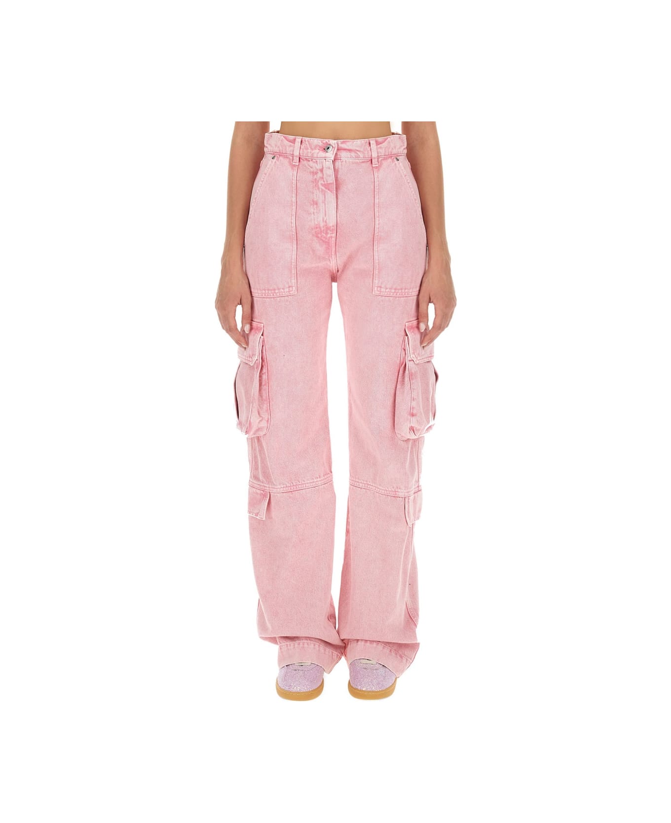 MSGM Cargo Jeans - PINK