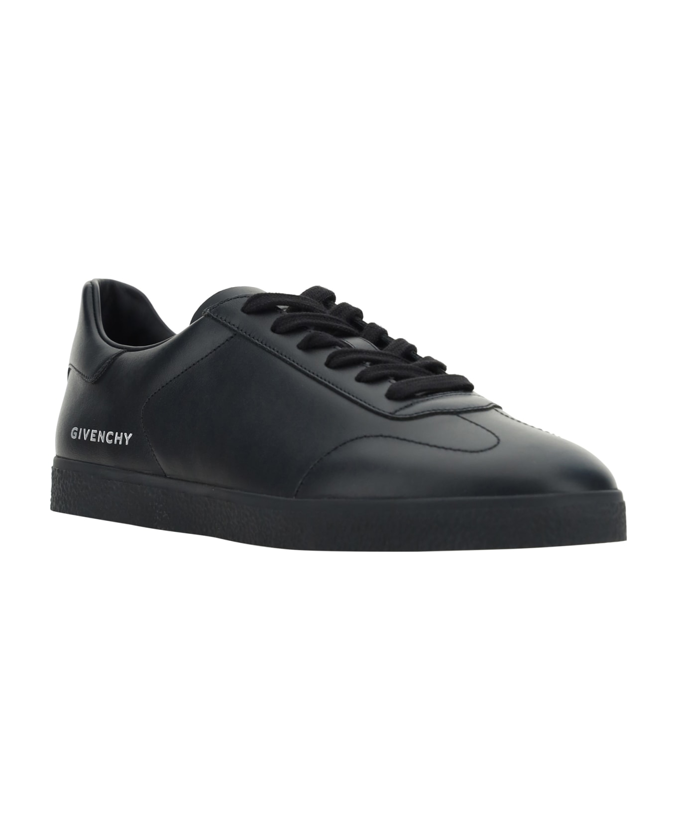 Givenchy Town Leather Sneakers - Black