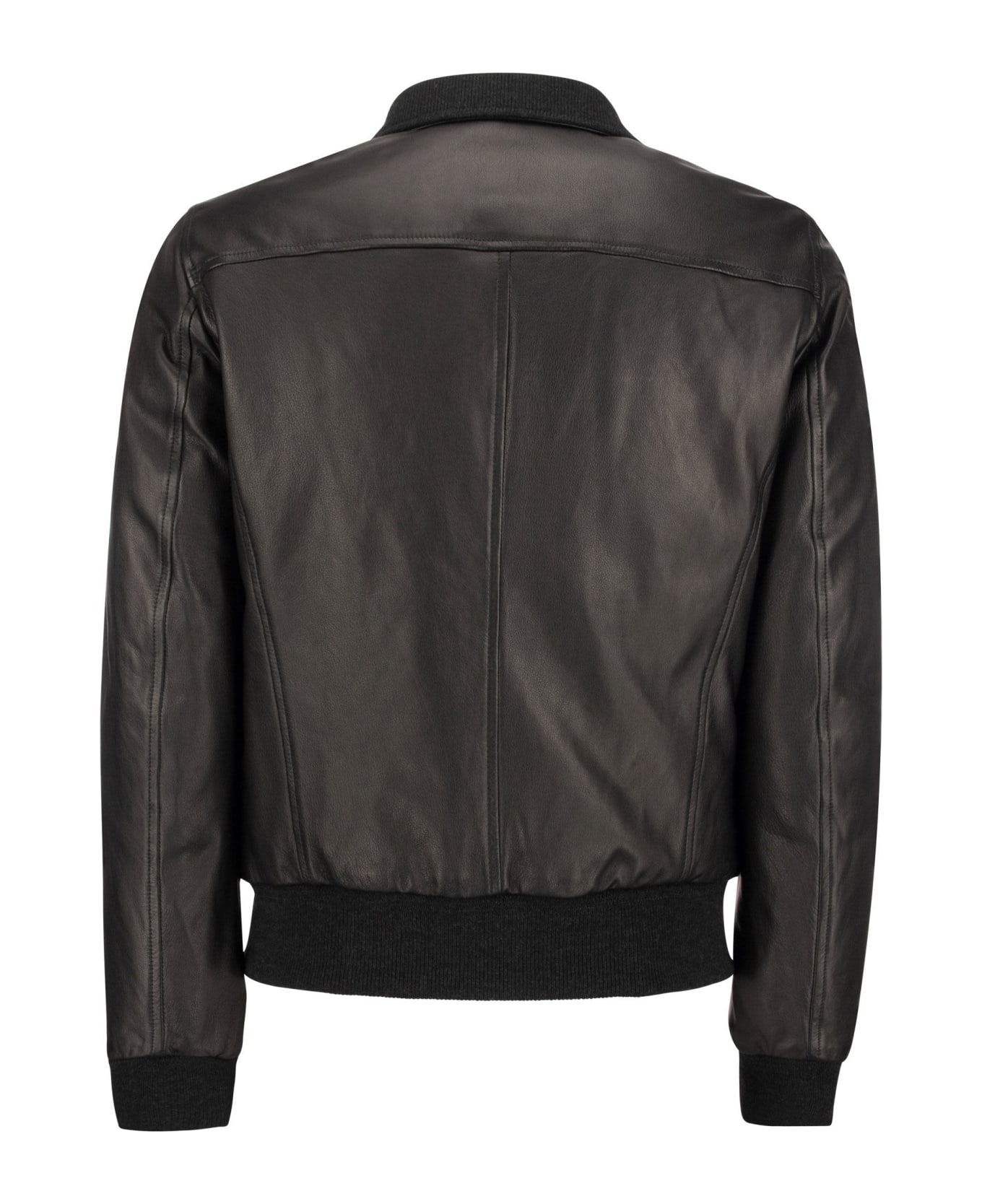 Stewart Colorado - Padded Leather Jacket - Black レザージャケット