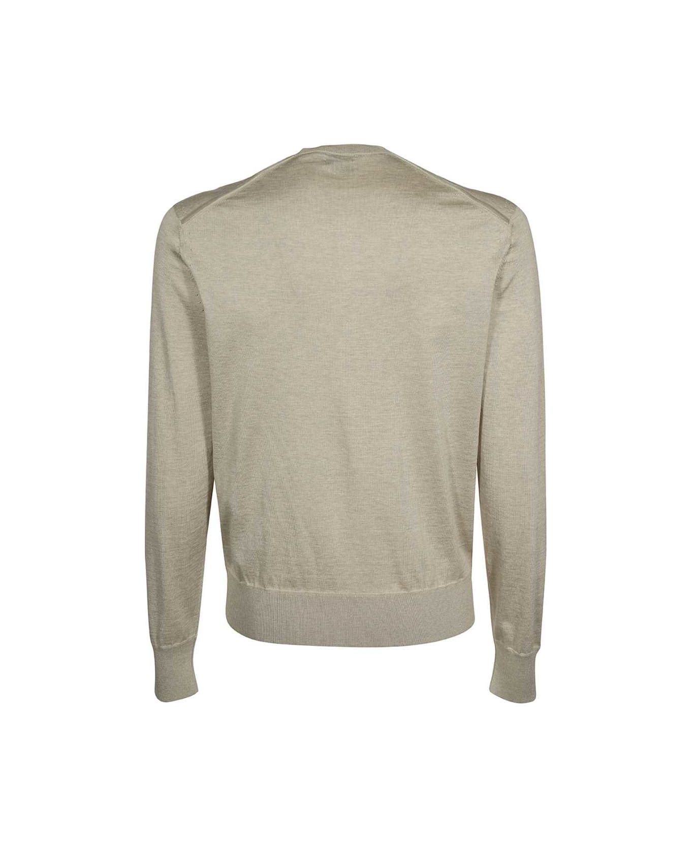 Tom Ford Cotton-silk Blend Sweater - Sand