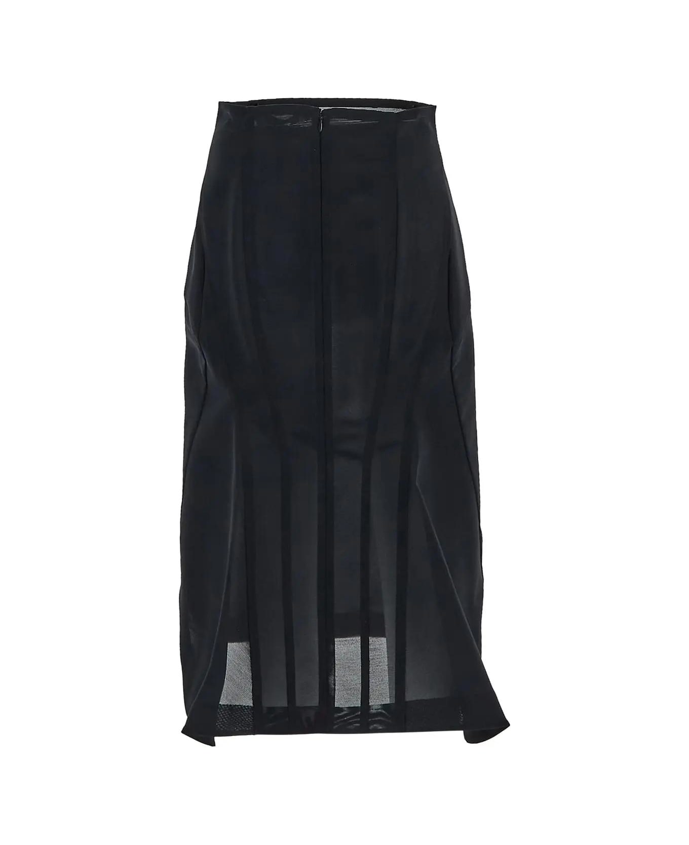 Alaia Mermaid Skirt - Black