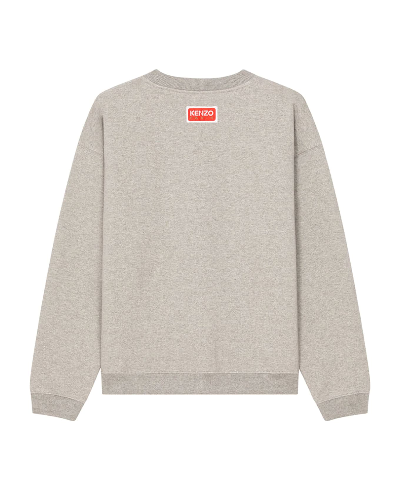 Kenzo Sweater With Logo - PEARL GREY