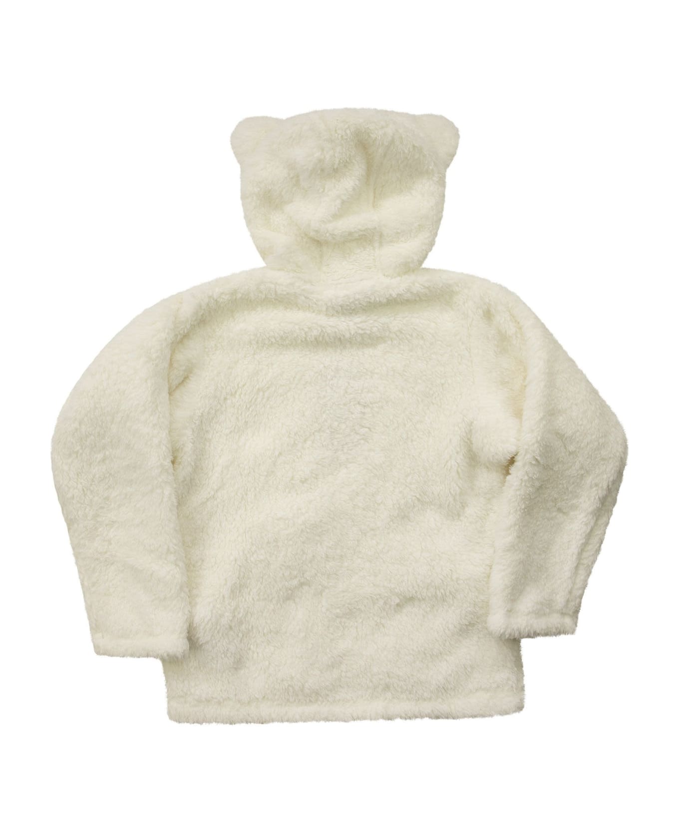 Patagonia Baby Furry Friends - Hooded Sweatshirt - White