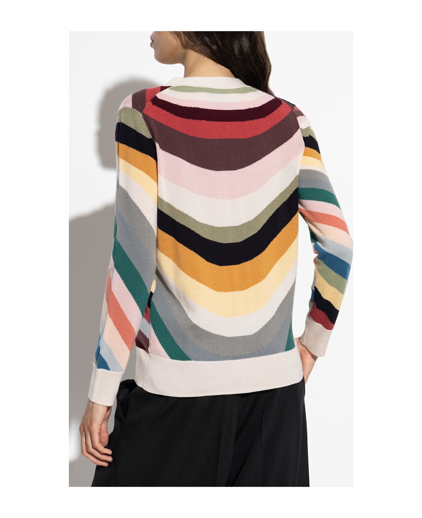 PS by Paul Smith Ps Paul Smith Cardigan With Striped Pattern - MultiColour カーディガン