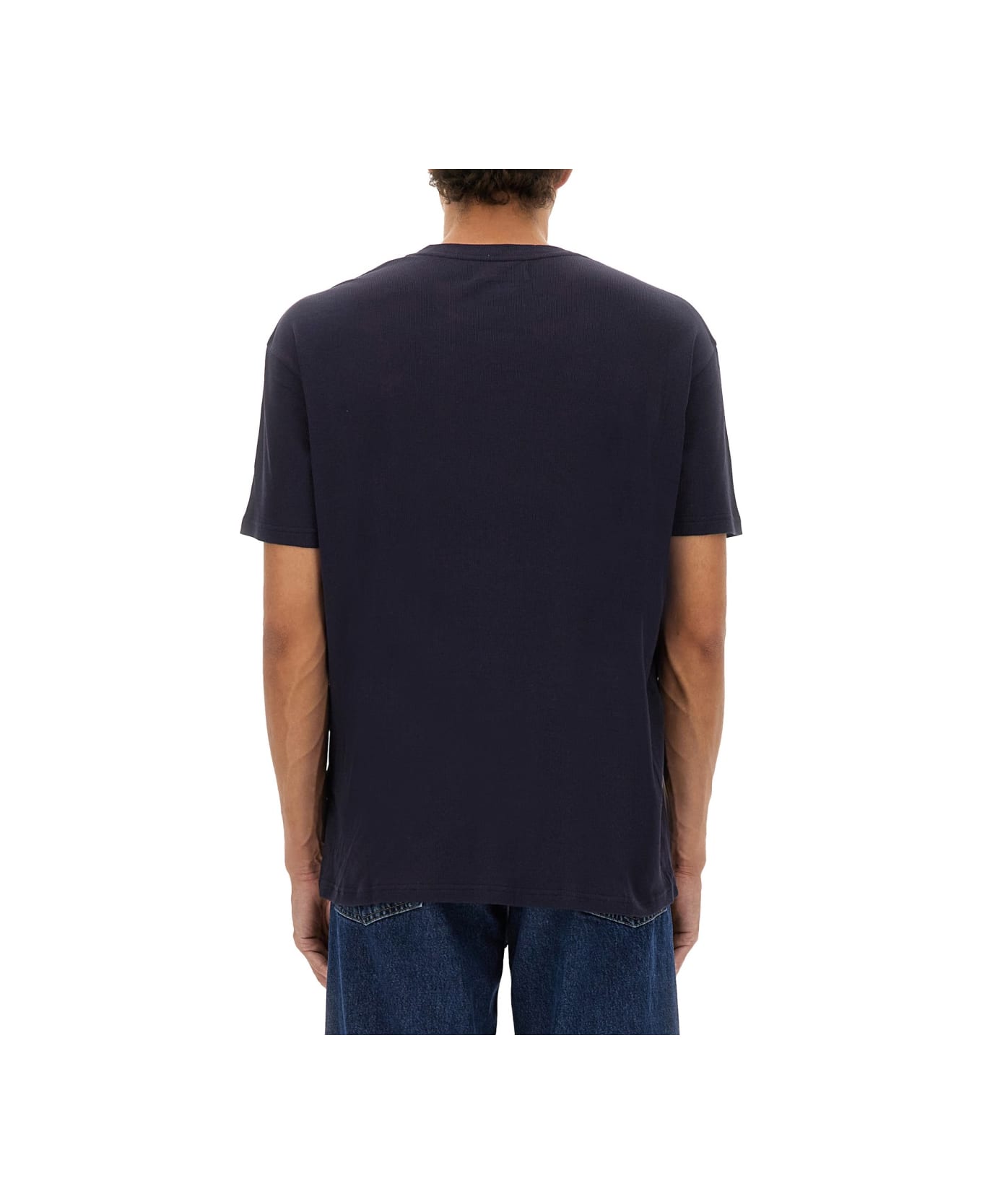 Vivienne Westwood T-shirt With Orb Embroidery - BLUE