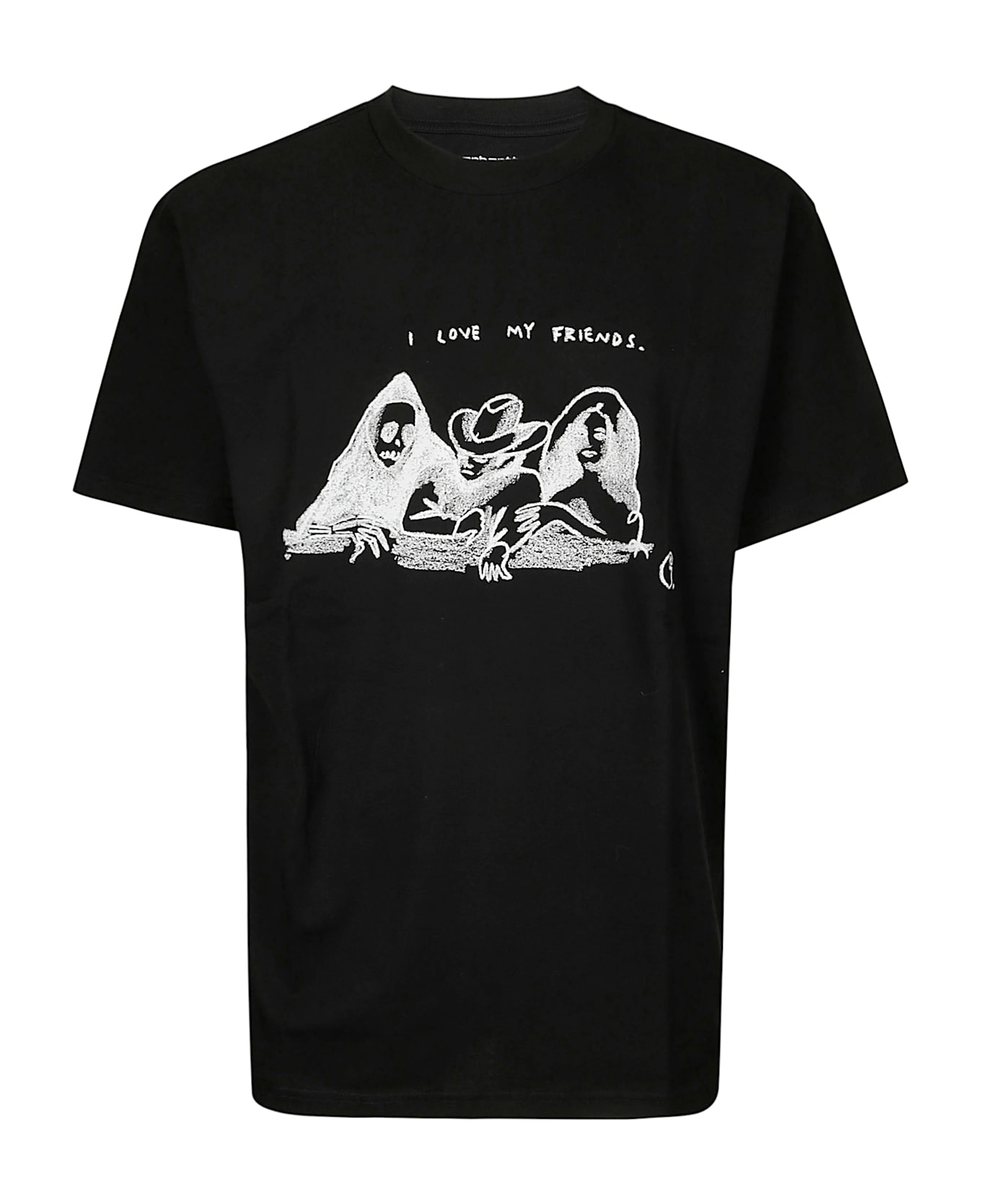 Carhartt S/s Pepe Friends T-shirt - BLACK/WHITE