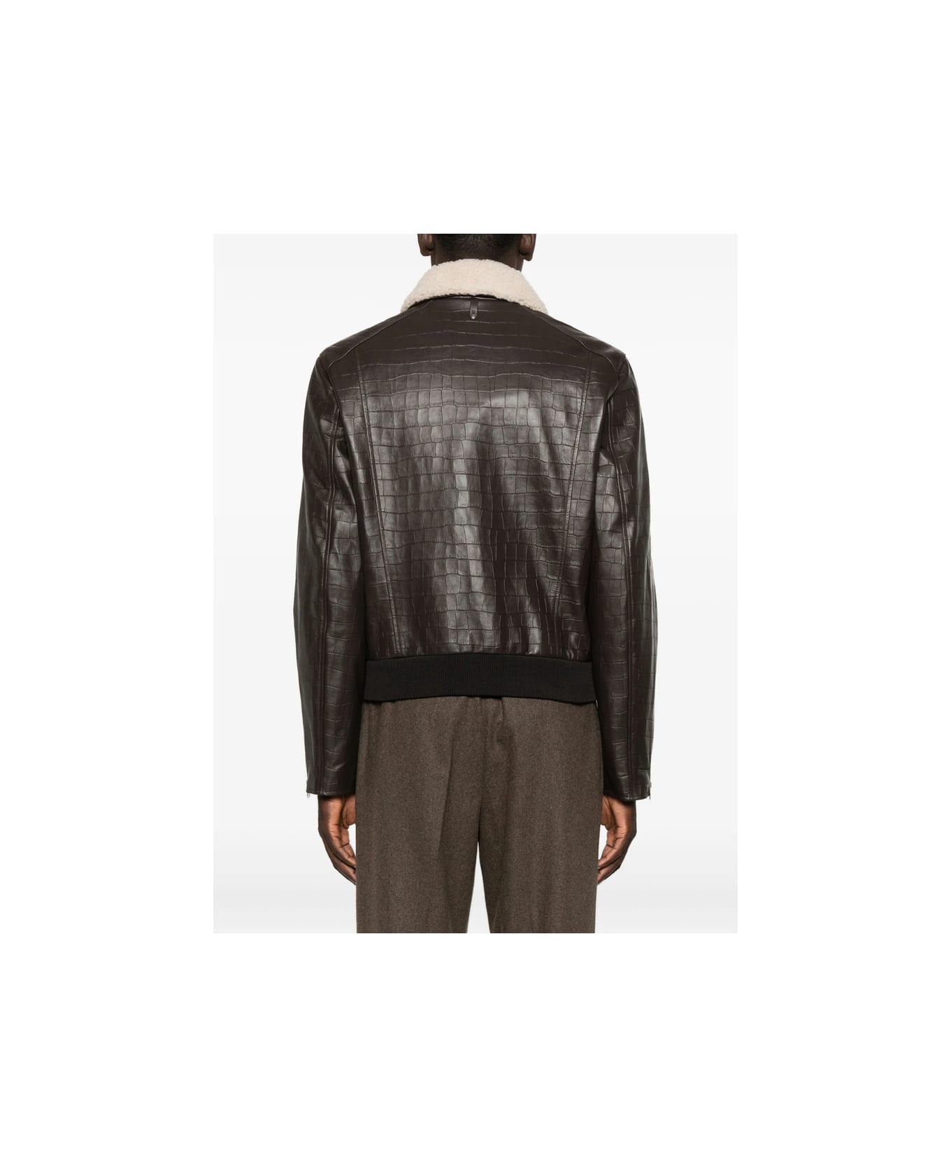 Mackage Leather Outerwear - BROWN