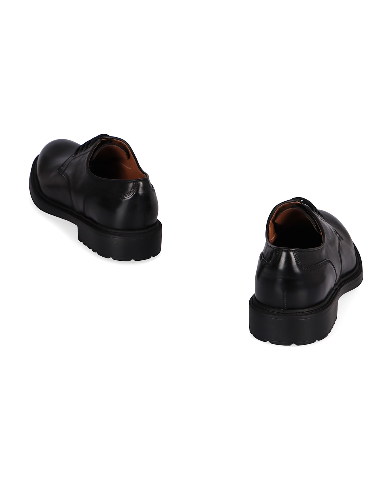 Doucal's Leather Lace-up Shoes - nero