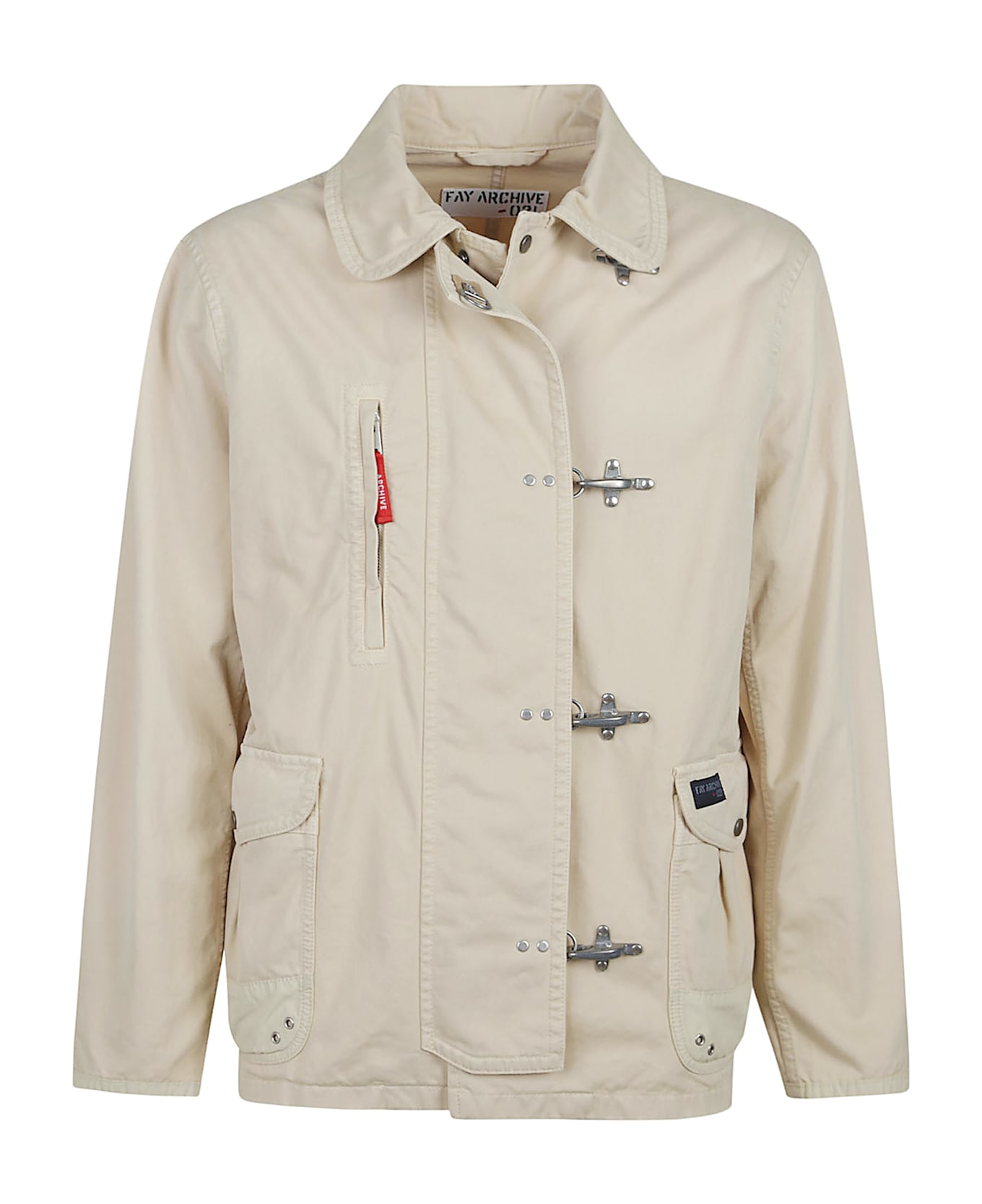 Fay Archive 4 Ganci Jacket - Gesso