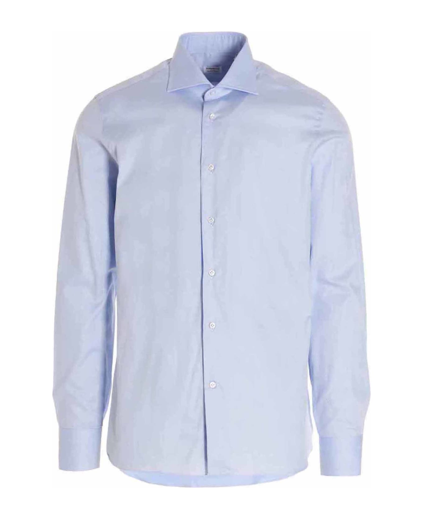 Borriello Napoli Cotton Shirt - Light Blue
