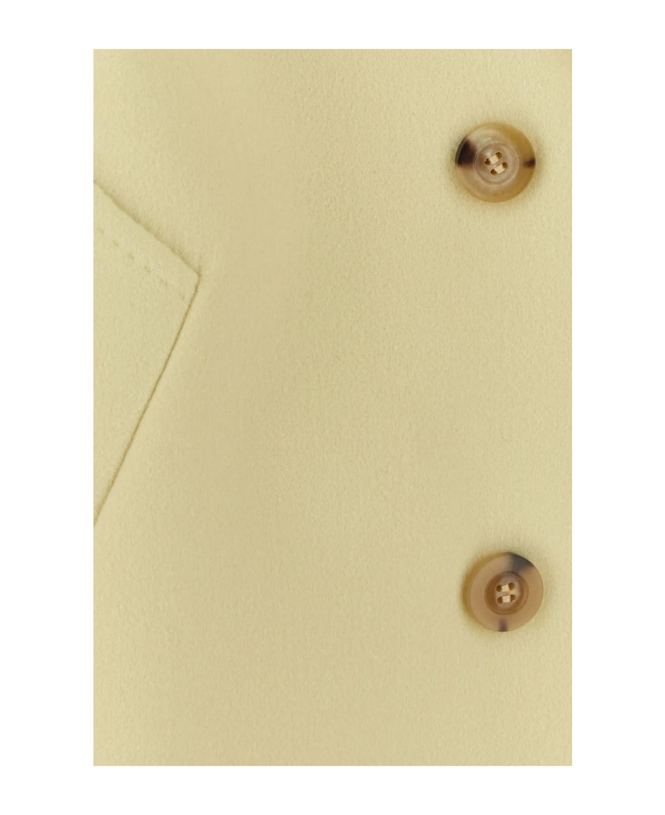 Max Mara 101801 Icon Wool And Cashmere Coat - Yellow コート