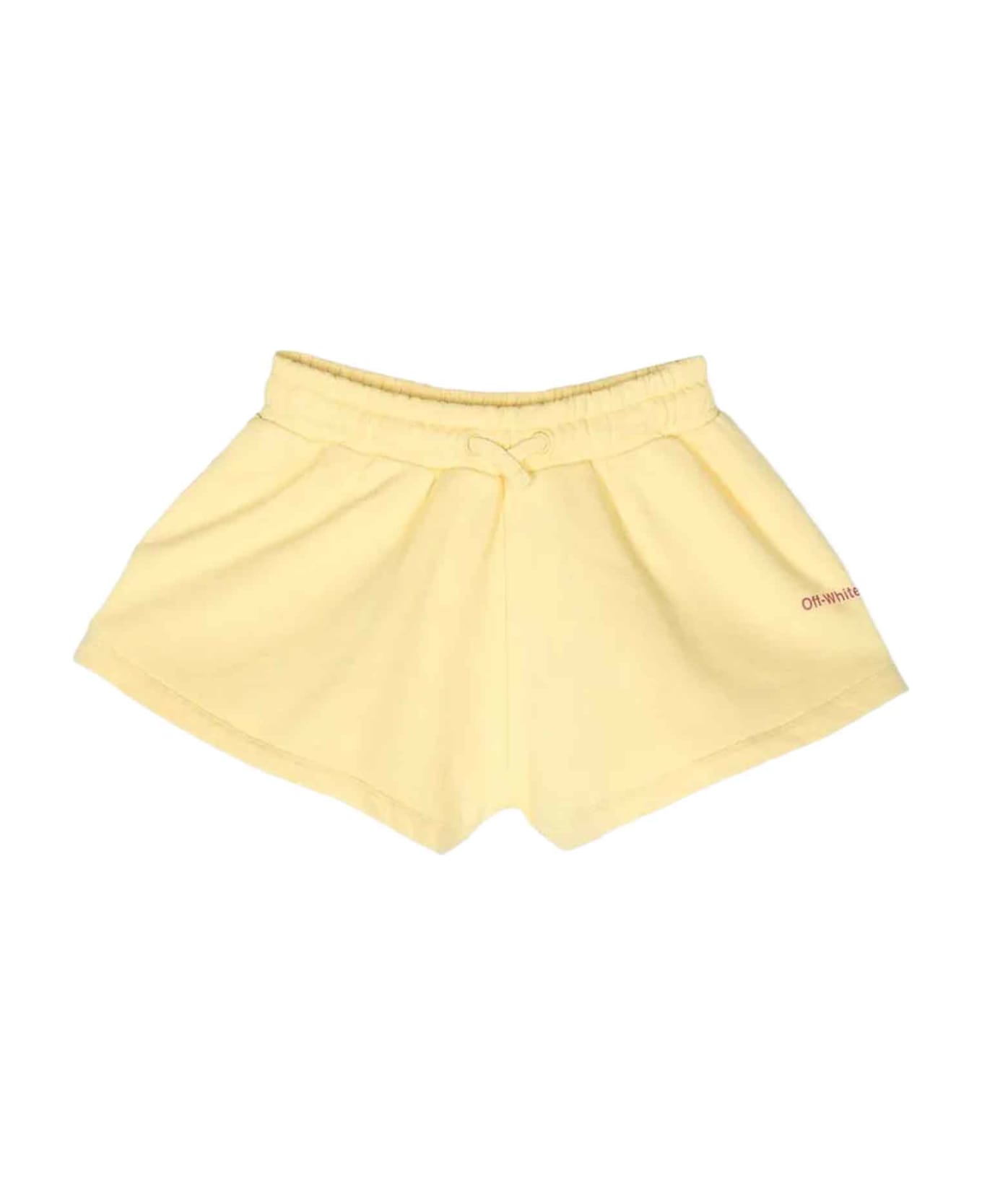 Off-White Yellow Shorts Girl - Giallo
