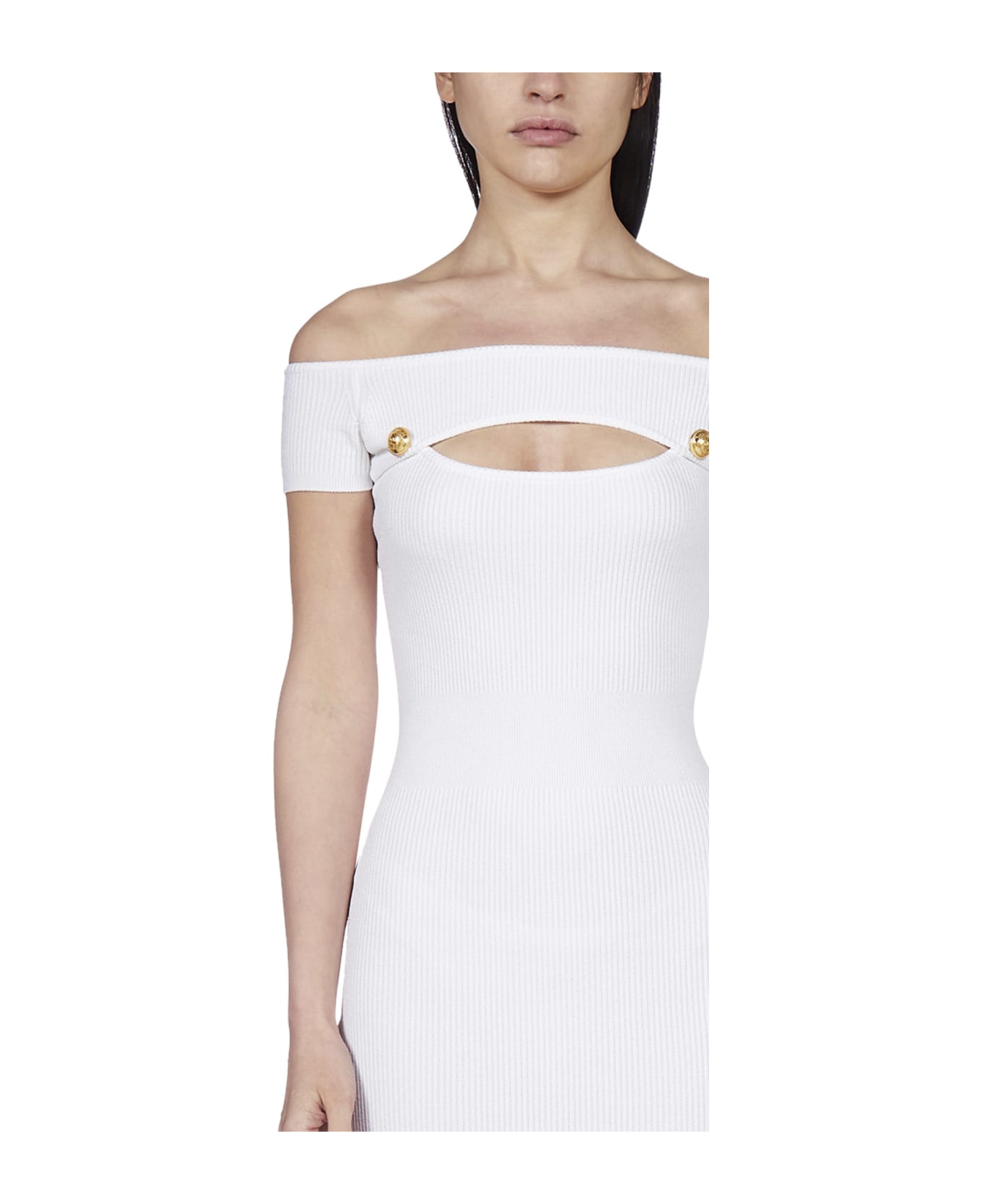 Balmain Dress - Blanc