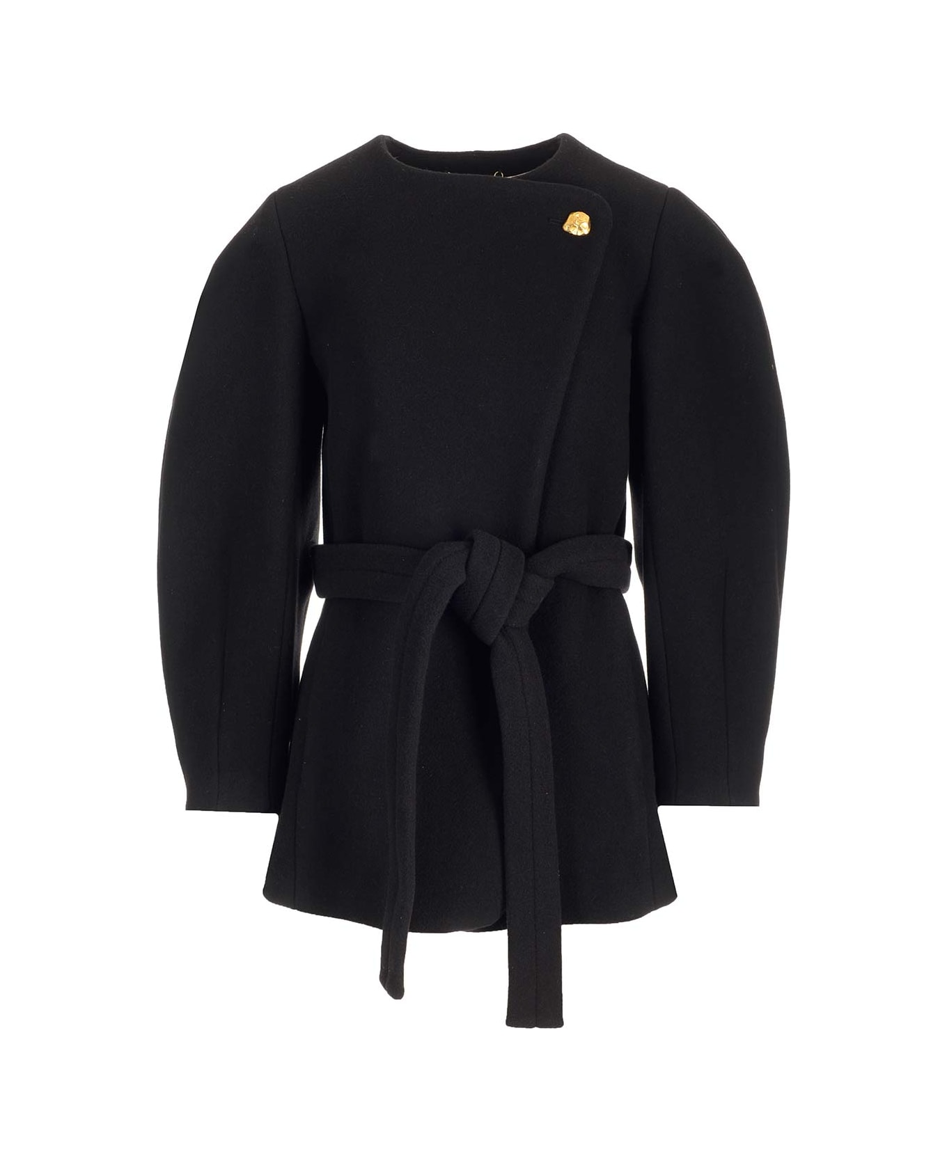 Chloé Wrap Coat - Black コート