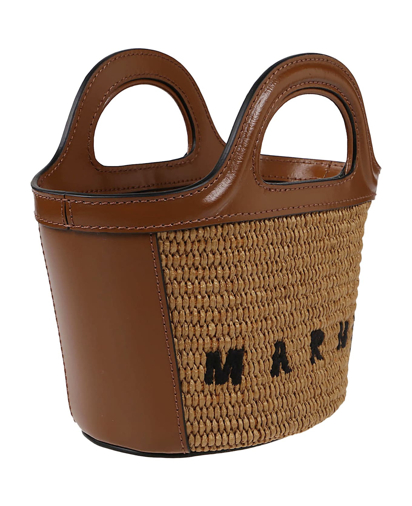 Marni Tropicalia Micro Bag - Raw Sienna