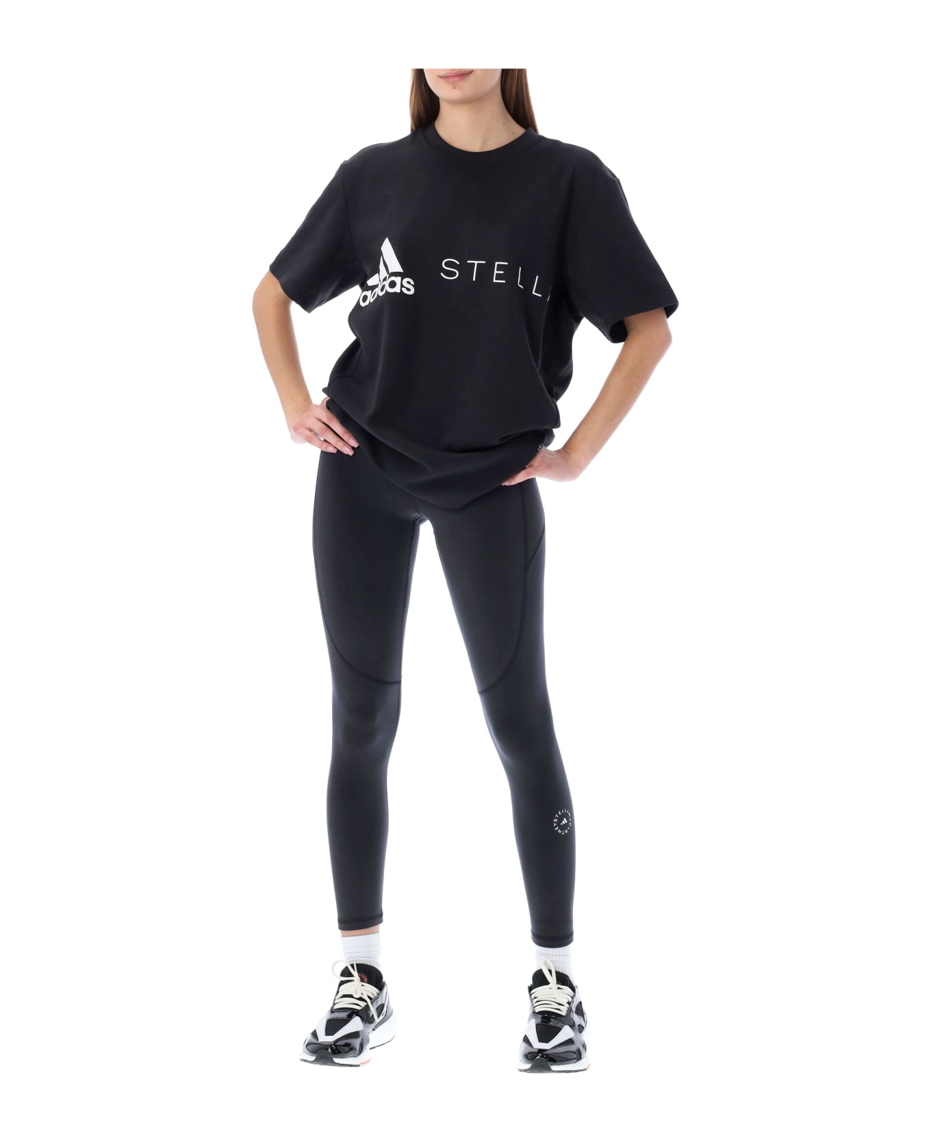 Adidas by Stella McCartney Logo Leggings - Black