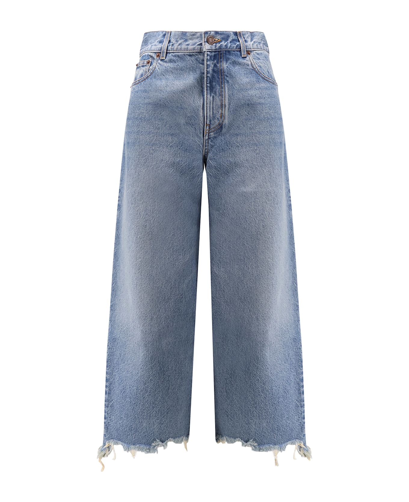 Frayed Bottom Jeans - Thumbnail 2