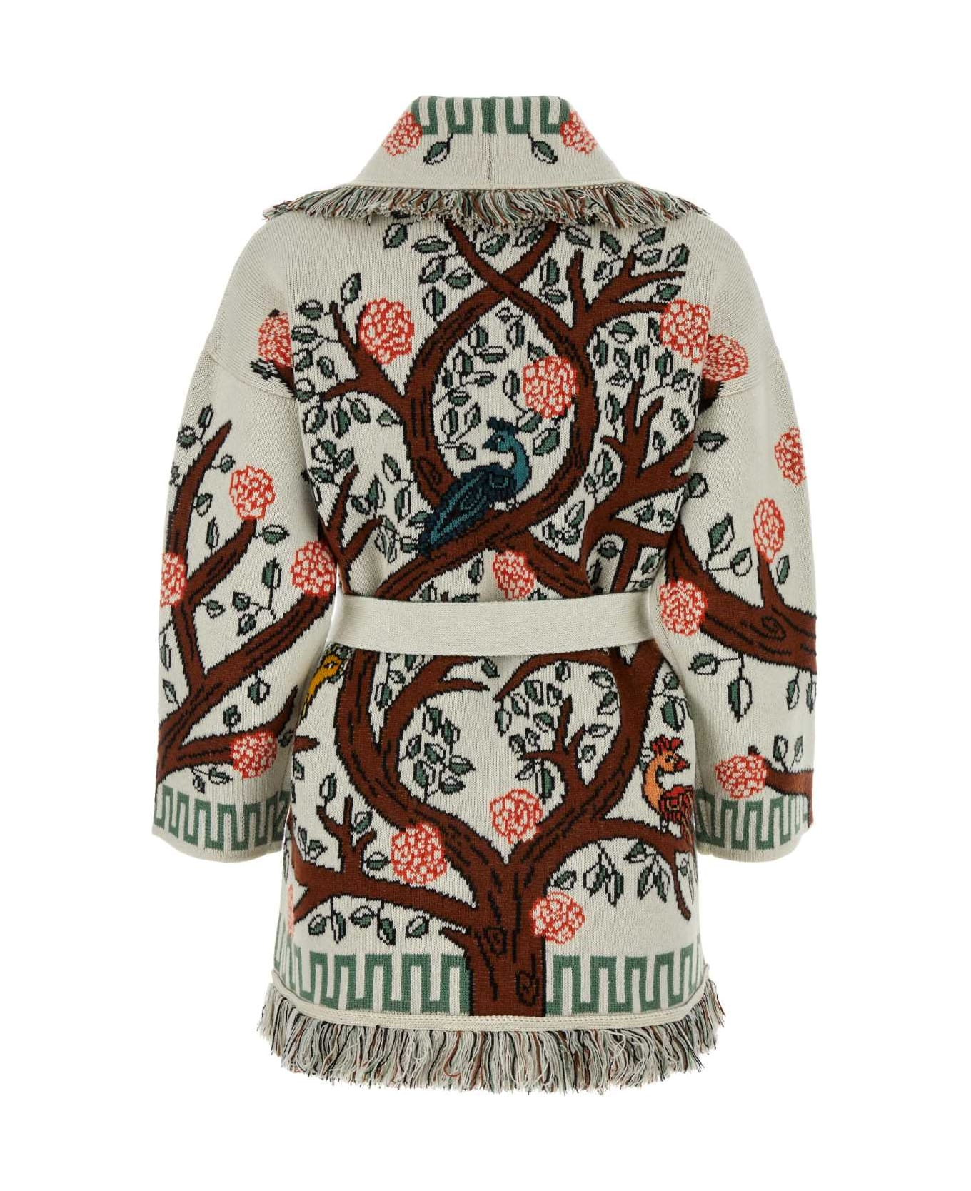 Alanui Embroidered Cashmere Tree Of Life Cardigan - 0384 コート
