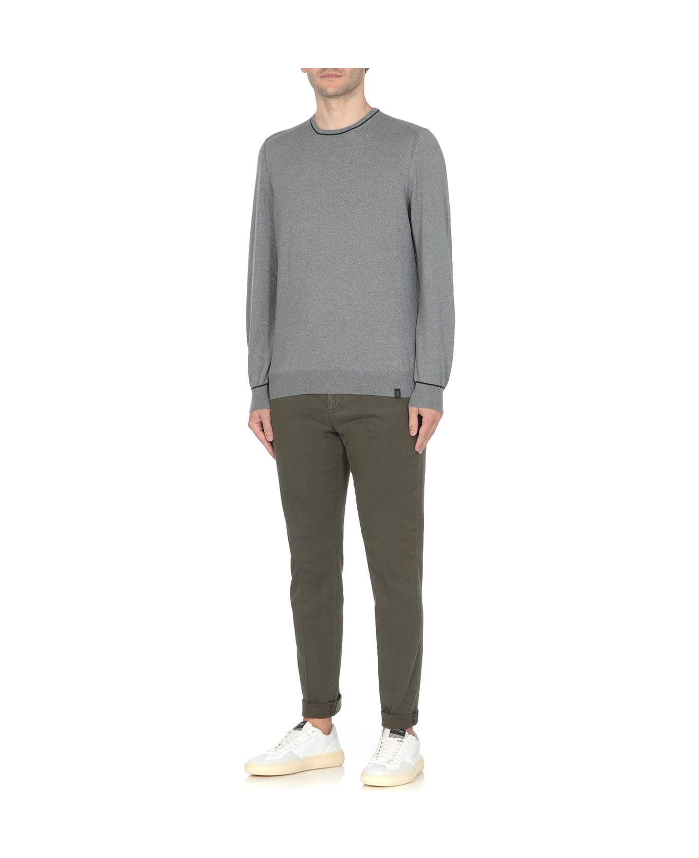 Dondup Cotton Trousers - MUD