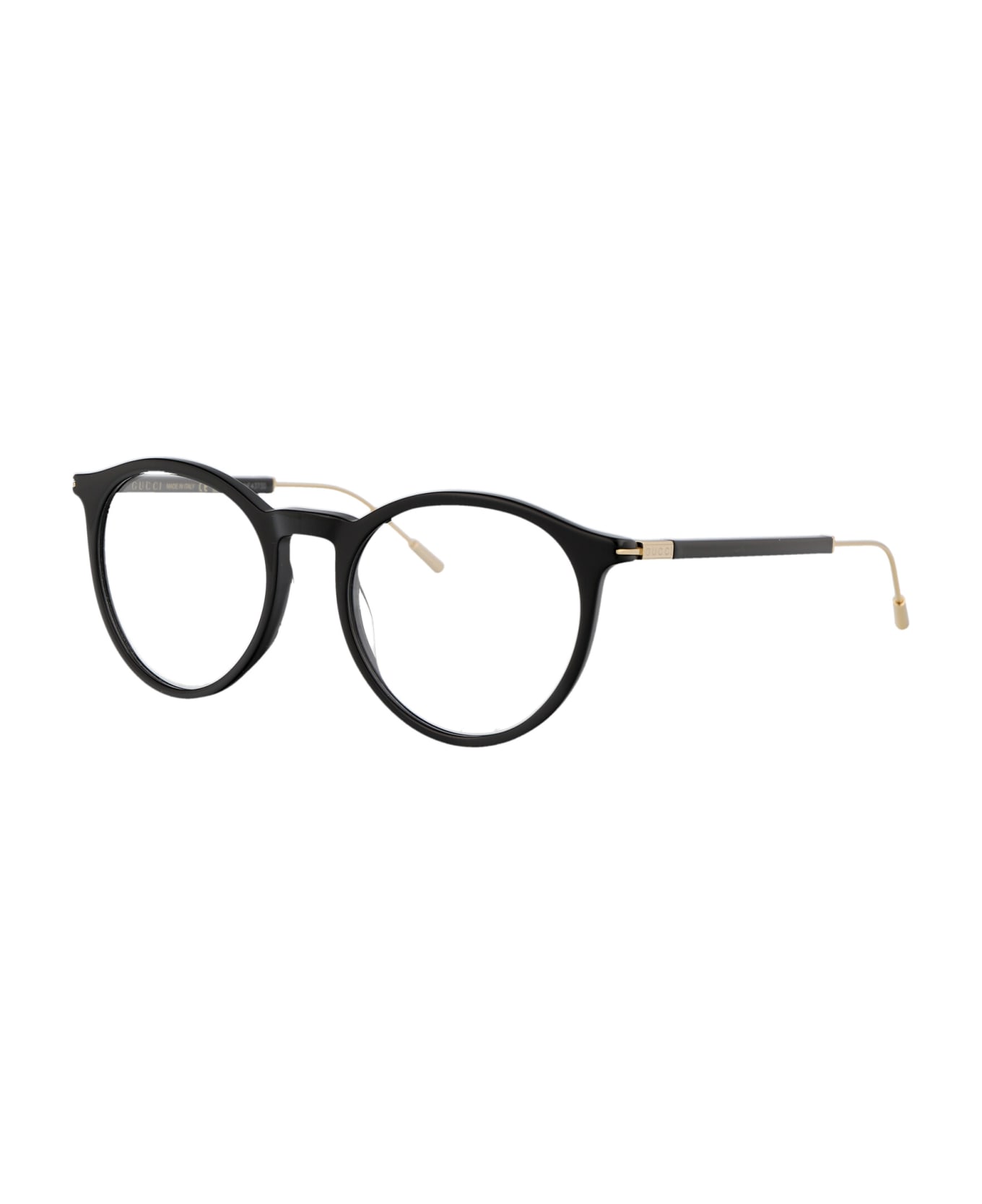 Gucci Eyewear Gg1274o Glasses - 001 BLACK GOLD TRANSPARENT