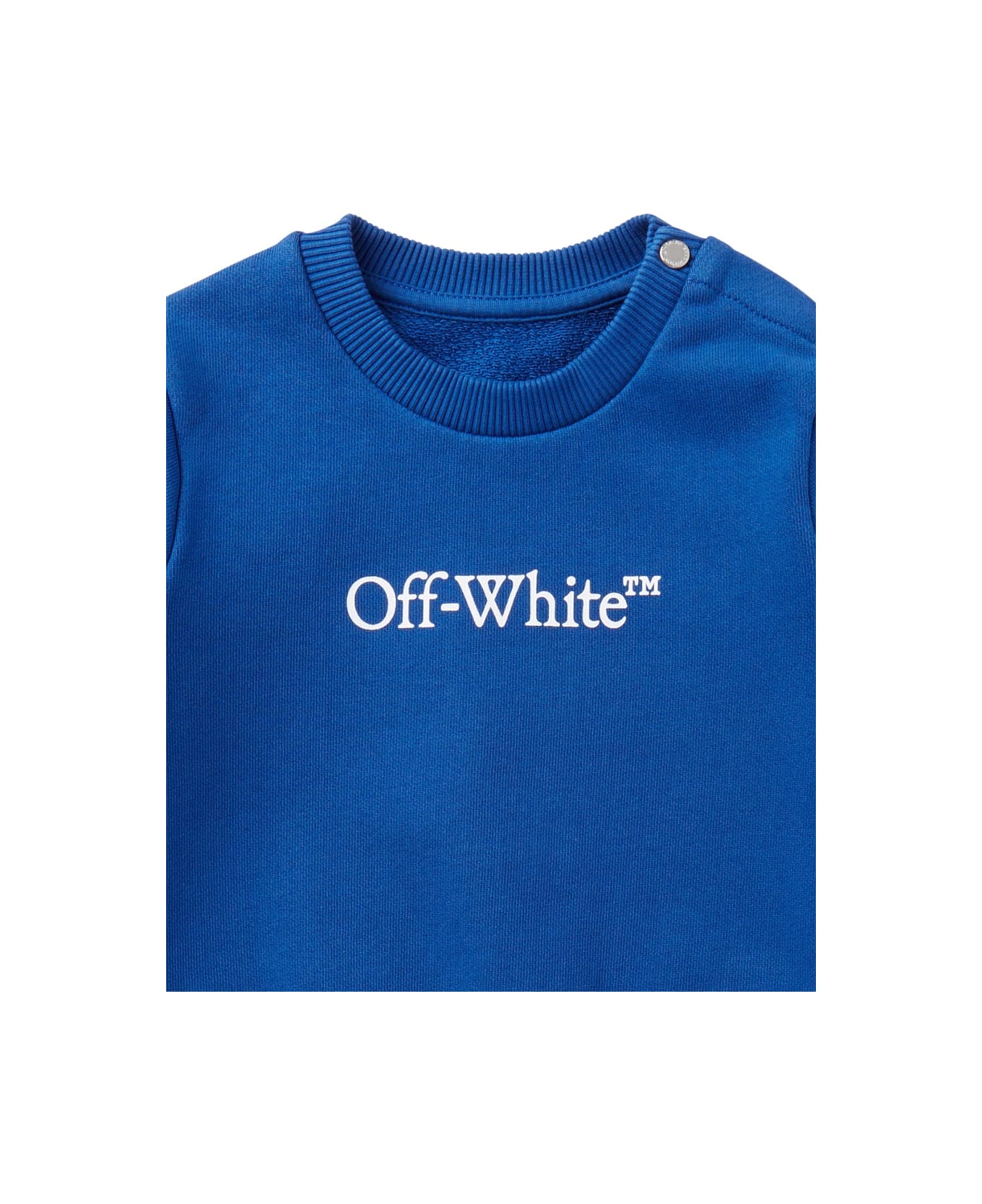 Off-White Bookishdiagcrewneck - BLUE