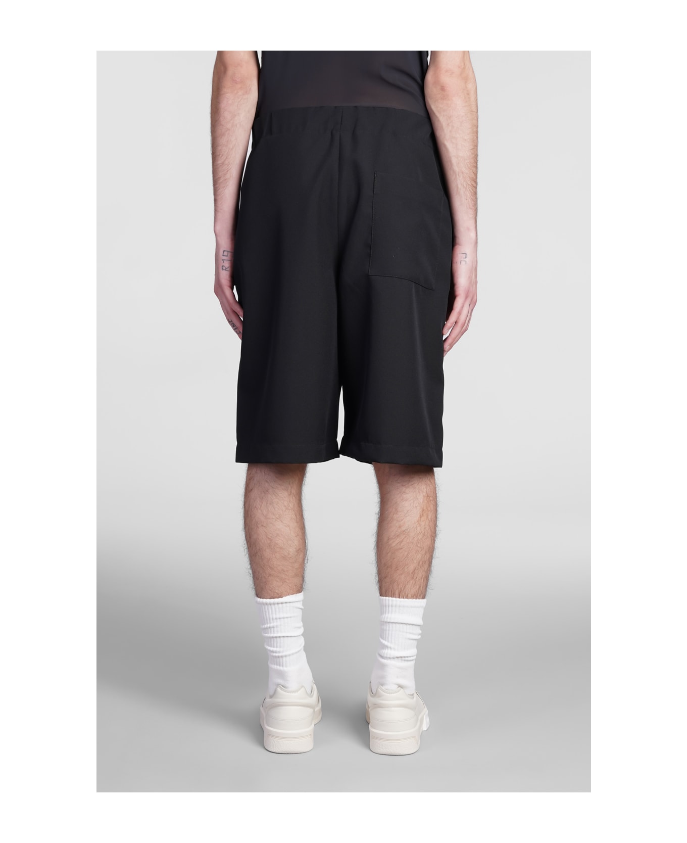 OAMC Shorts In Black Polyester - black