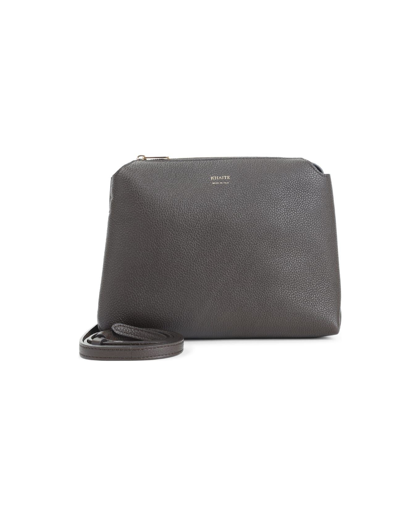 Khaite Lina Medium Crossbody Bag - Espresso