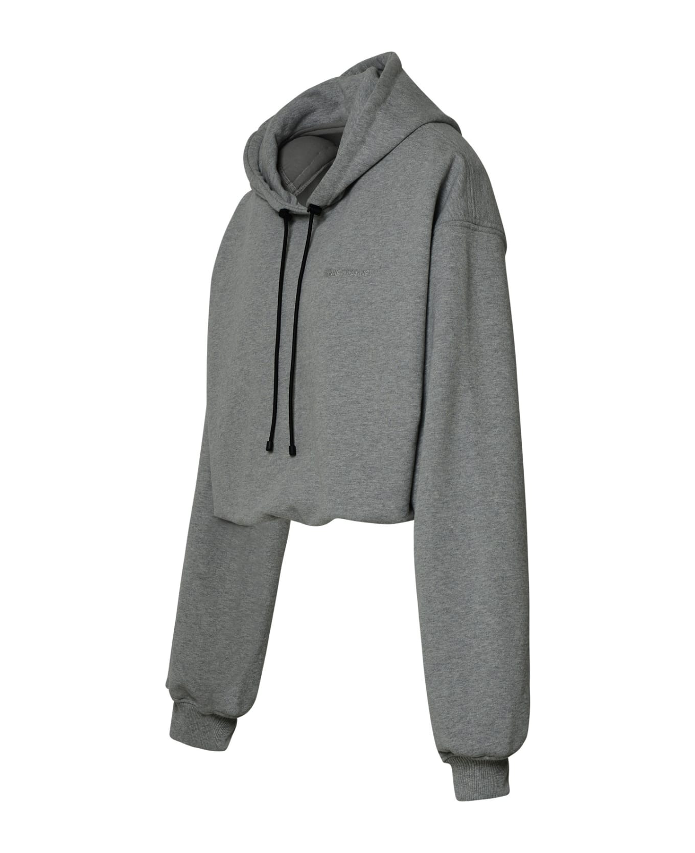 The Mannei Gray Cotton Sweatshirt - Grey