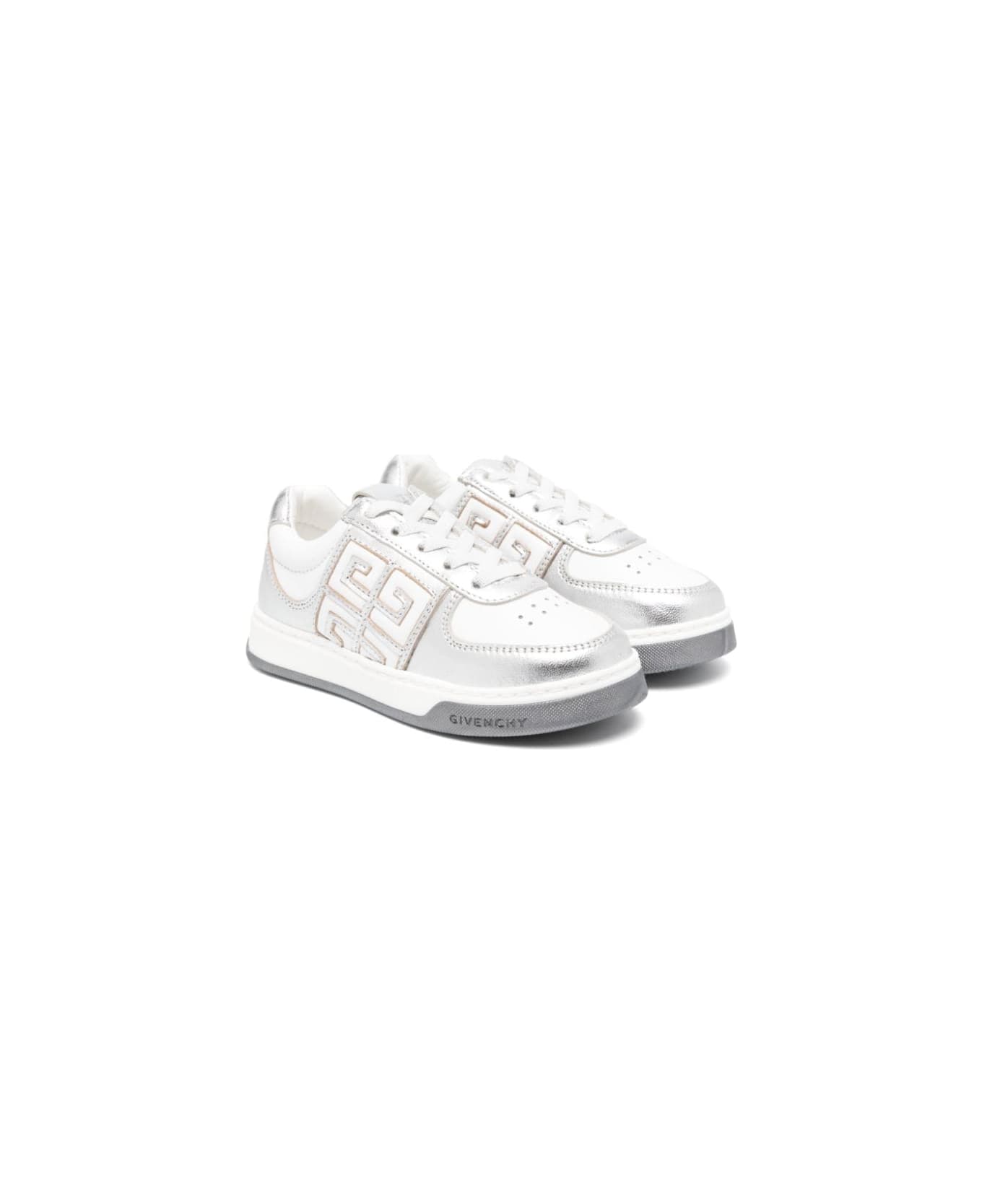 Givenchy Sneakers 4g In Pelle - Gray シューズ