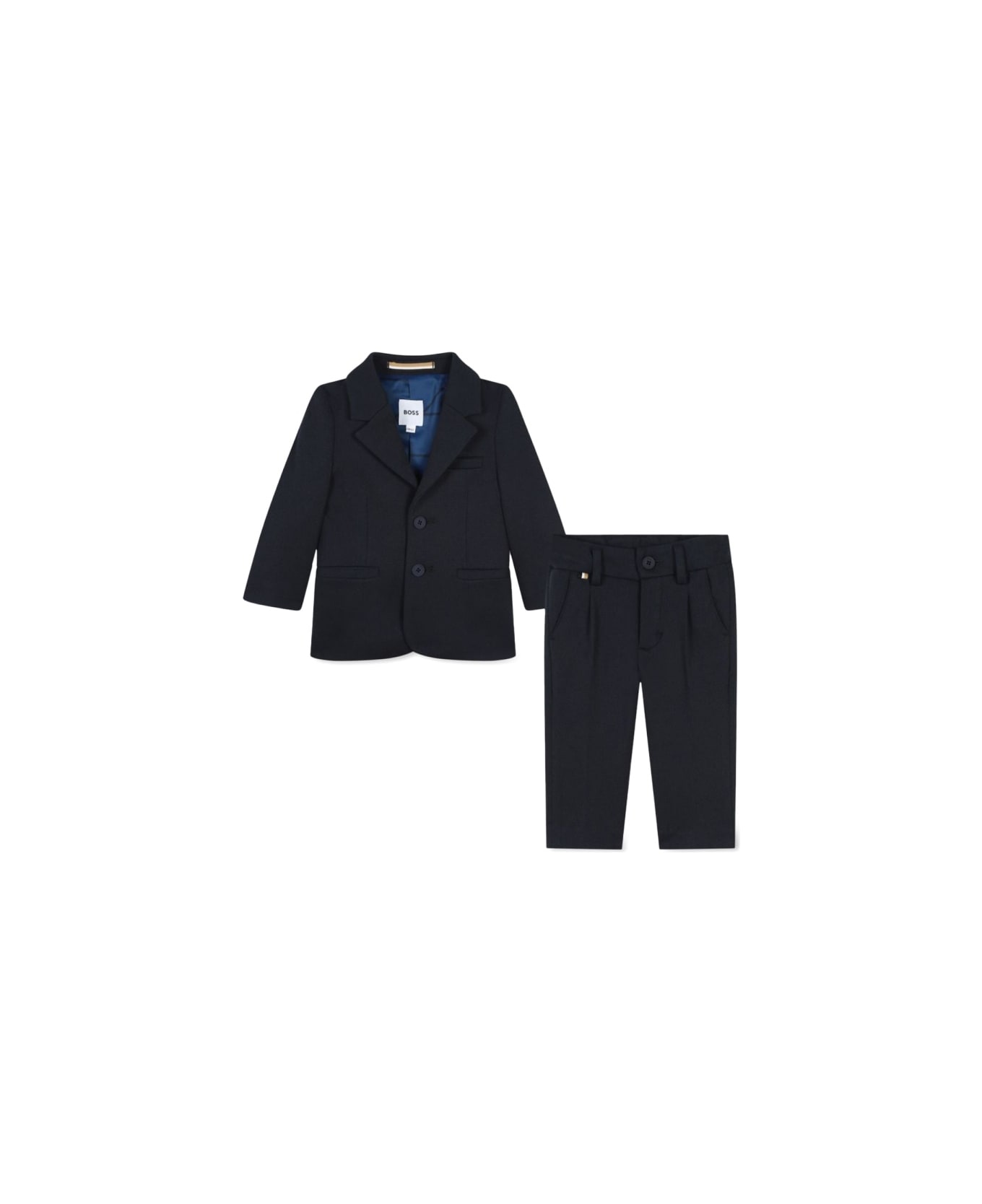 Hugo Boss Shirt+sweater Suit - BLUE