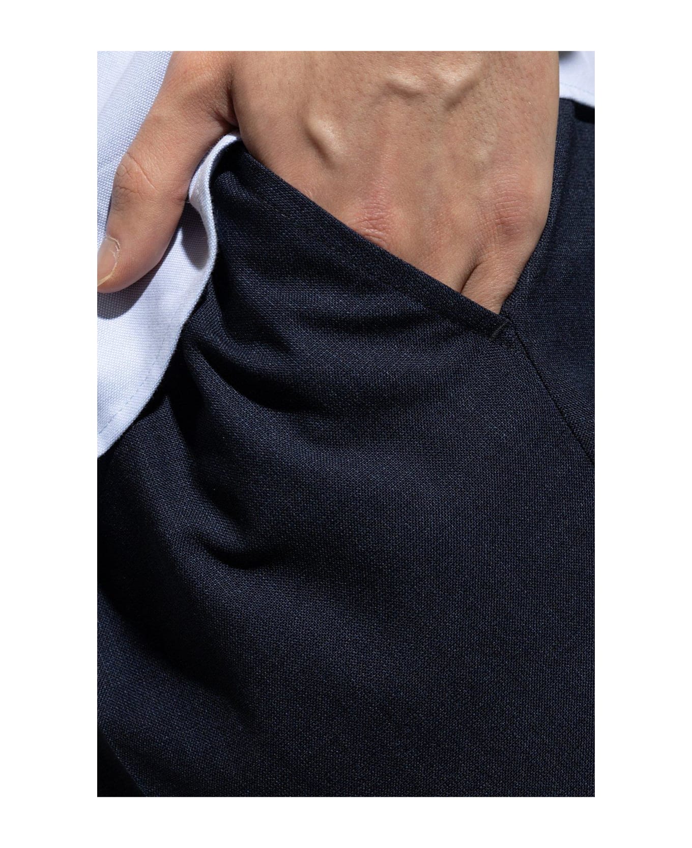Ami Alexandre Mattiussi Paris Straight-leg Trousers - Navy Blue