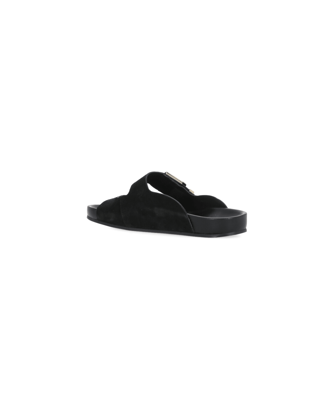 Lanvin Leather Slipper - Black