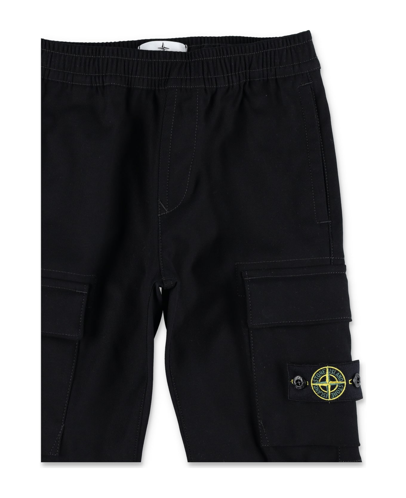 Stone Island Junior Pocket Pants - Nero