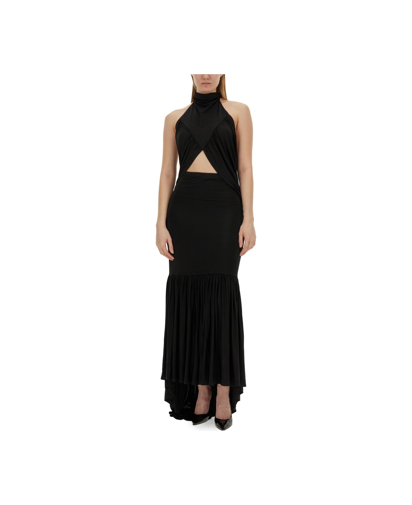 Nina Ricci Jersey Skirt - BLACK スカート