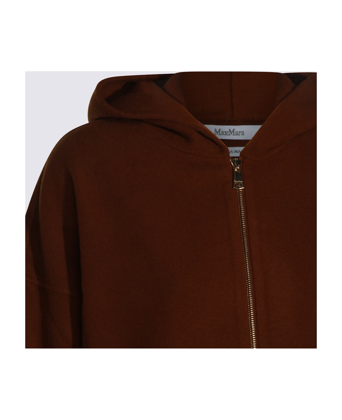 Max Mara Brown Wool Etuania Sweatshirt - Grey