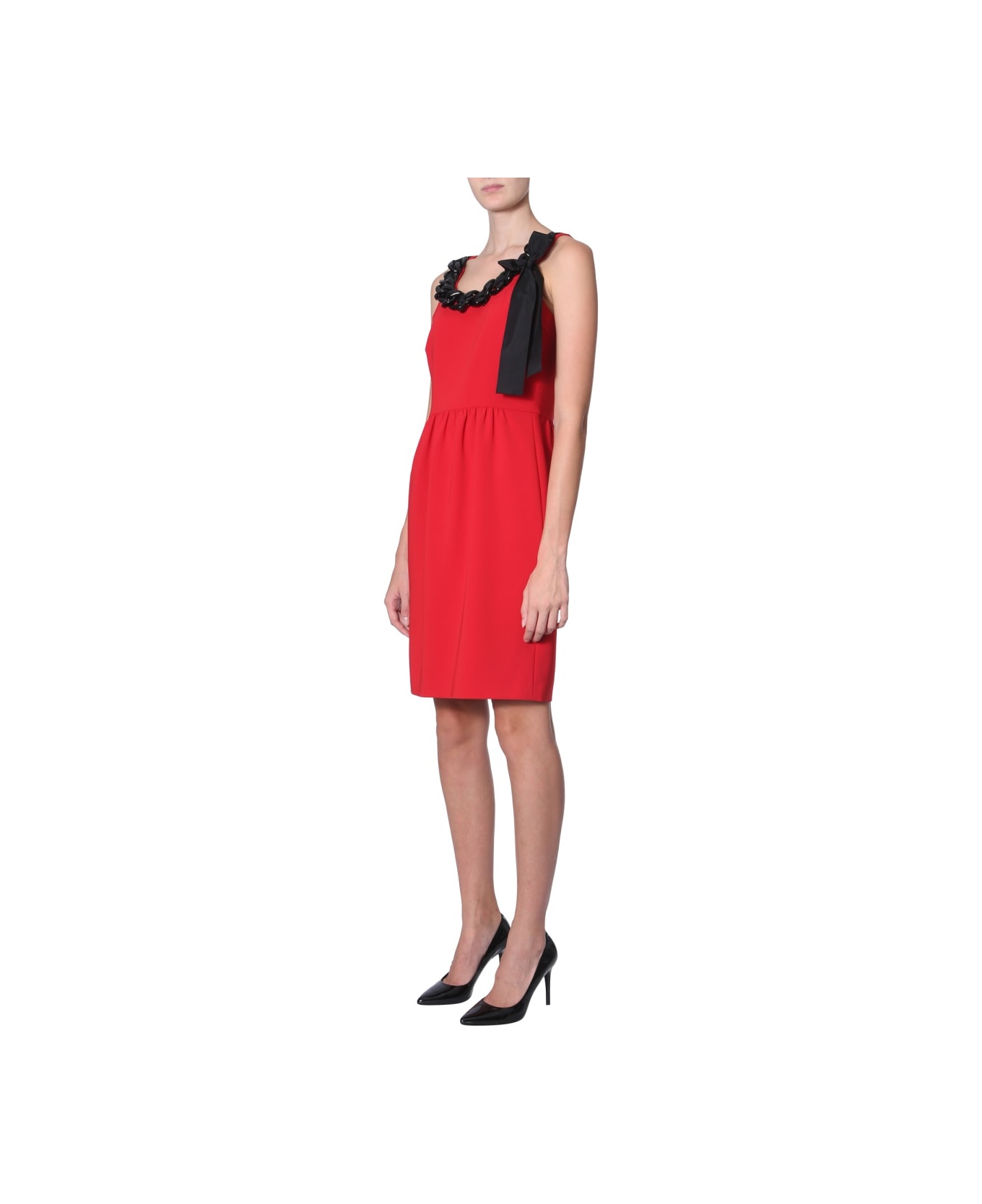 Boutique Moschino Tubino Dress - RED