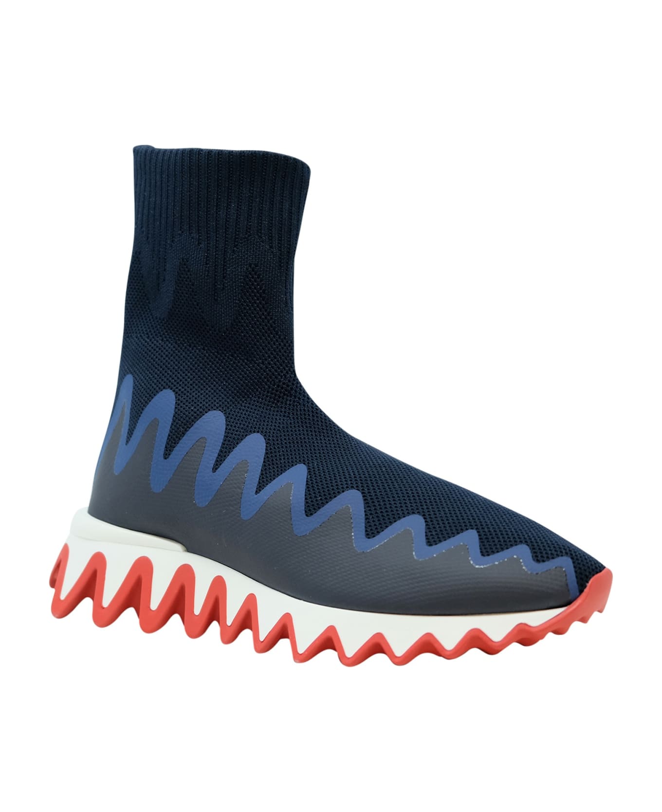Christian Louboutin Sharky Sock Sneakers - Blue スニーカー