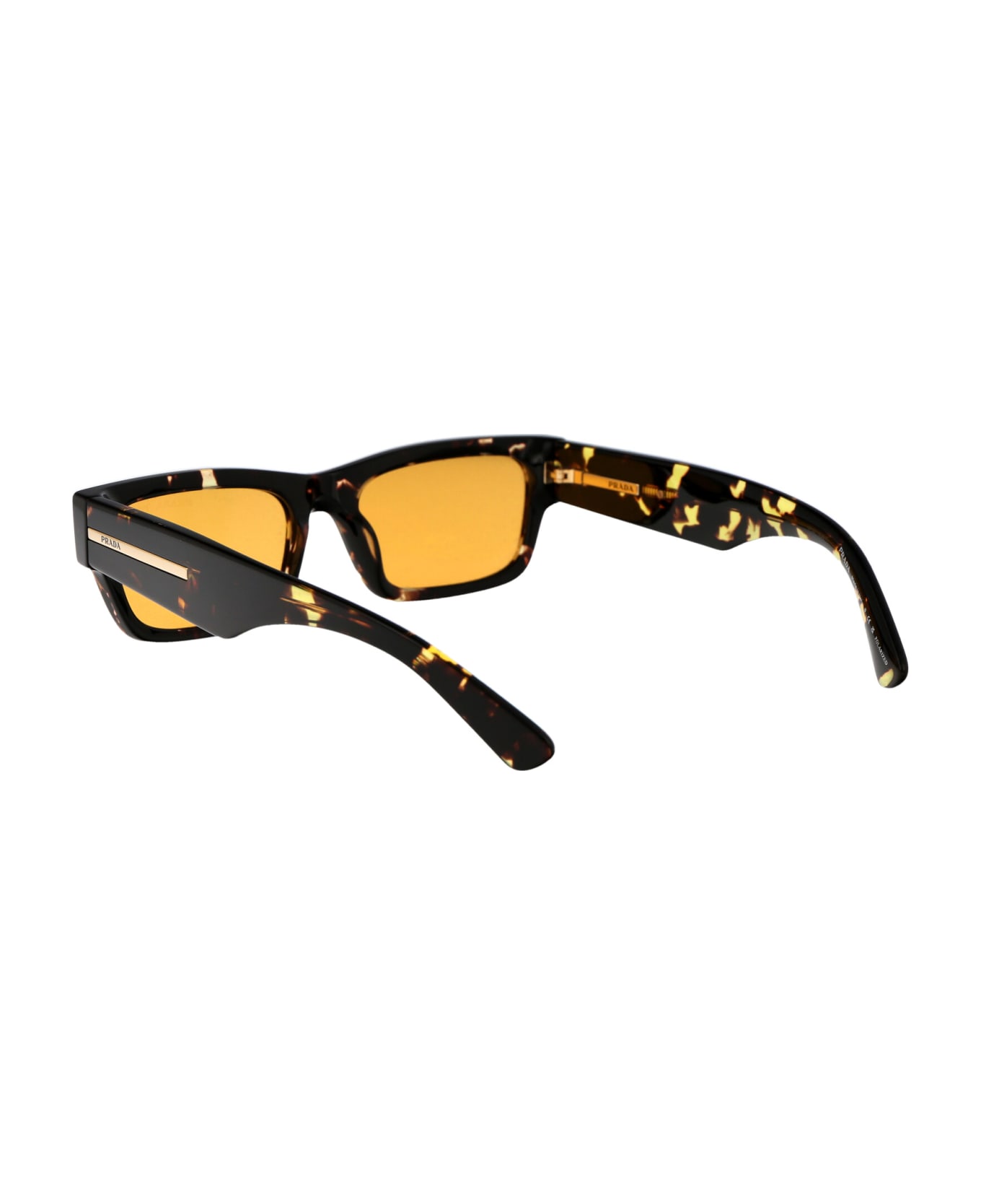 Prada Eyewear 0pr A03s Sunglasses - 16O20C Havana Black/Yellow サングラス