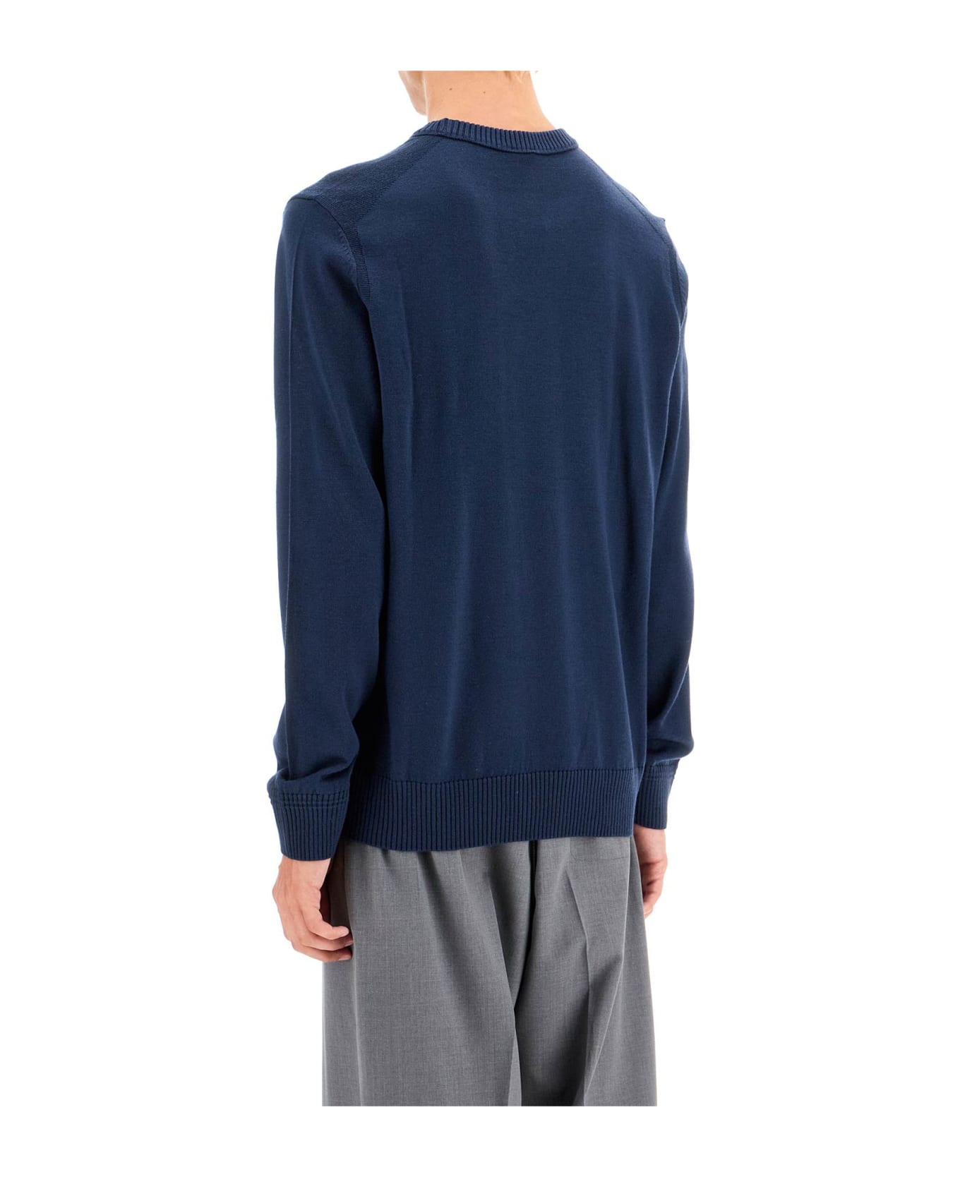 Hugo Boss 'avac Wool Blend Pullover - OPEN BLUE (Blue)