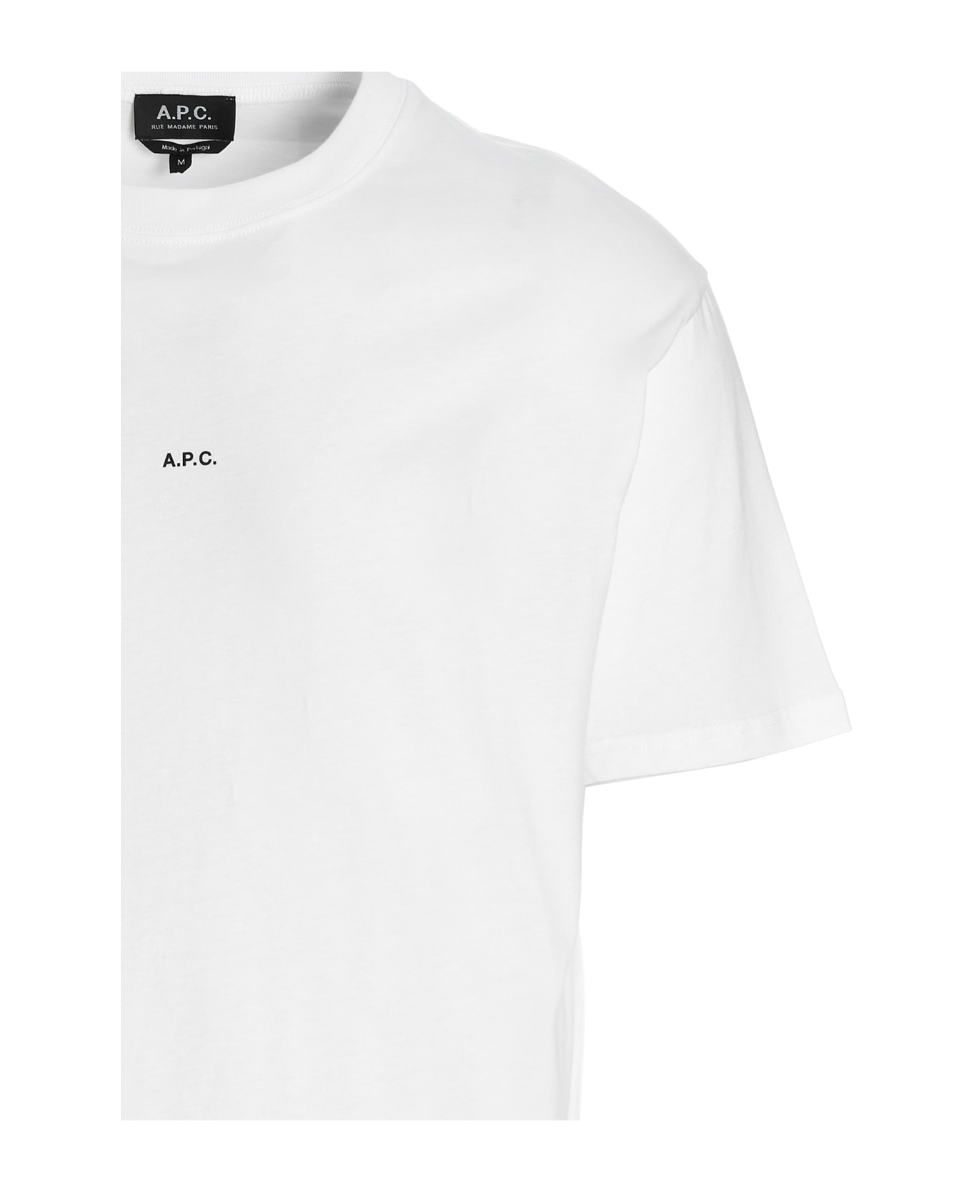 A.P.C. Kyle Cotton Crew-neck T-shirt - White