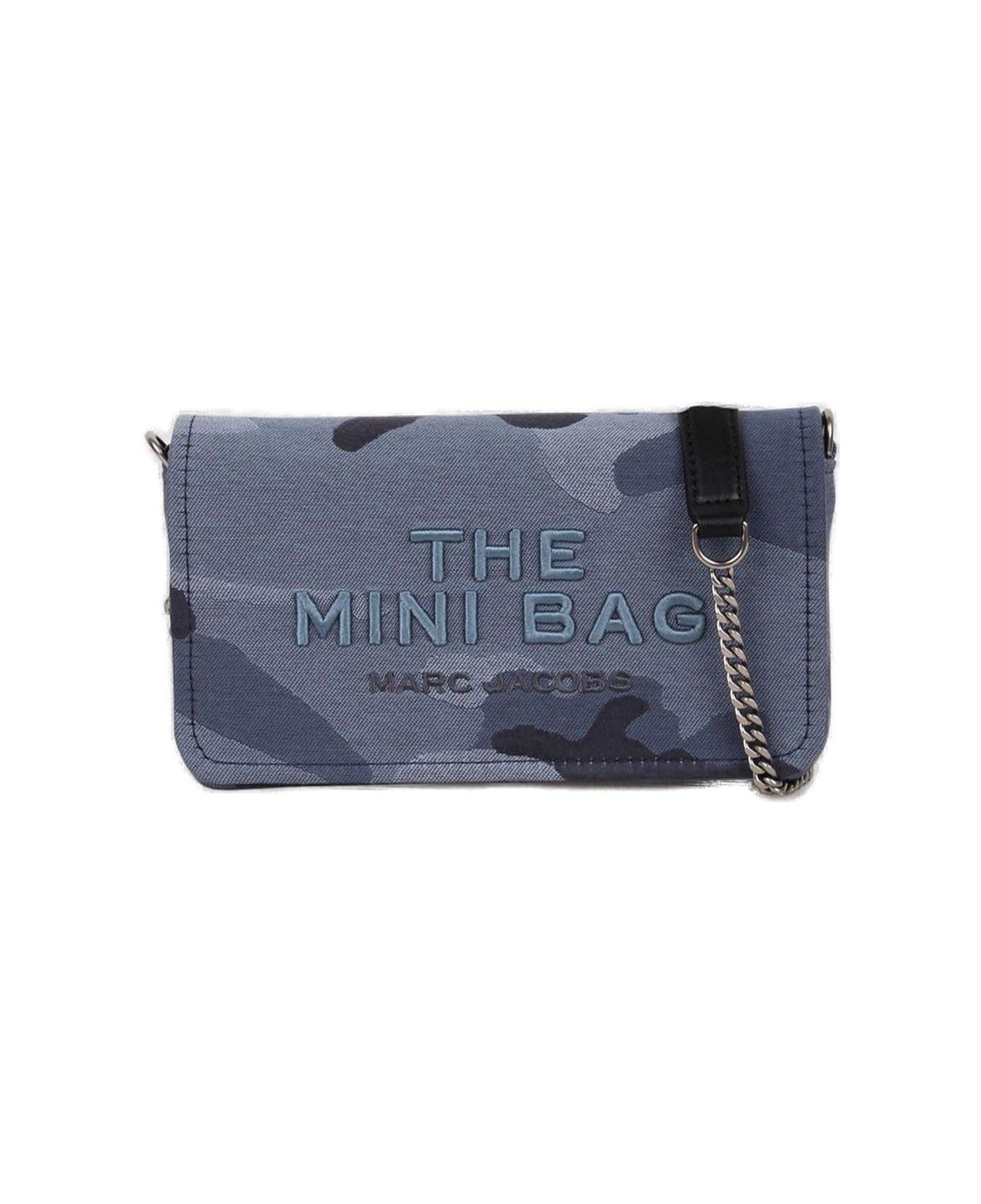 Marc Jacobs The Camo Jacquard Chain Mini Bag - BLUE