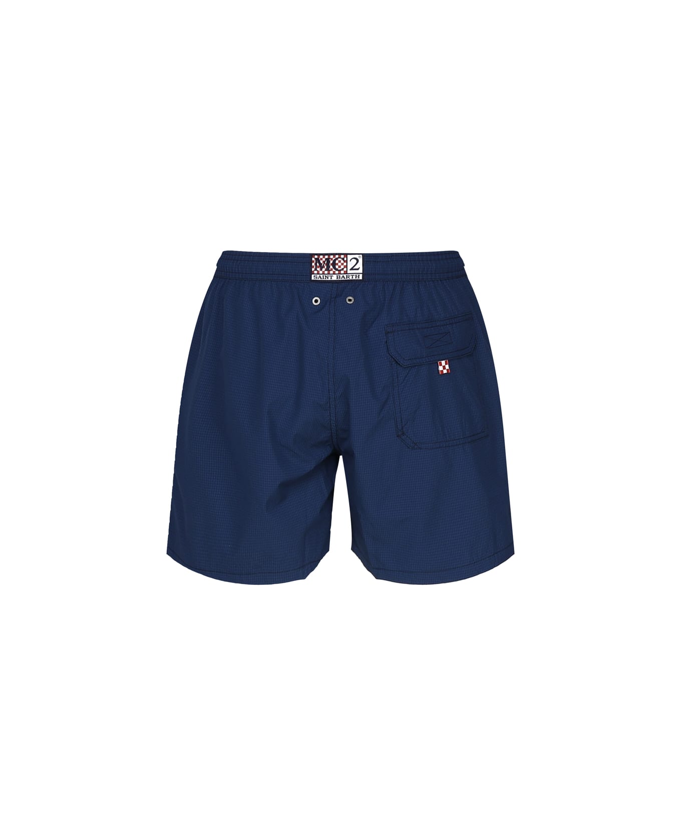 MC2 Saint Barth Costume Shorts In Nylon - Blue blue